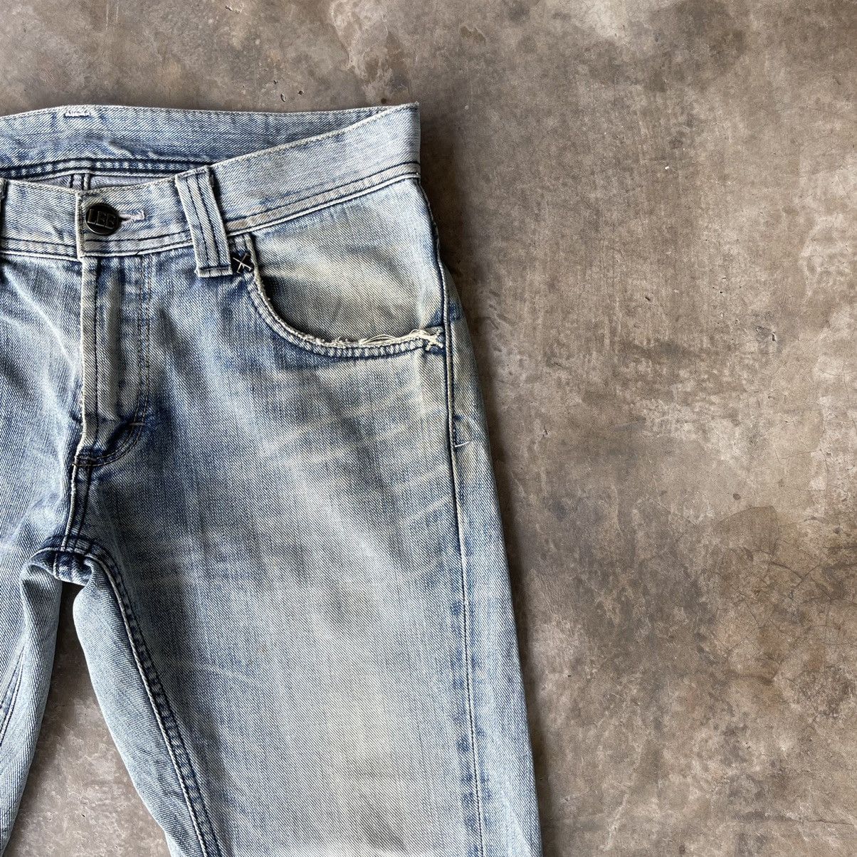 Japanese Brand Vintage Lee Riders Denim W31x33 Lee Riders Faded Jeans Pants Size US 31 - 5 Thumbnail