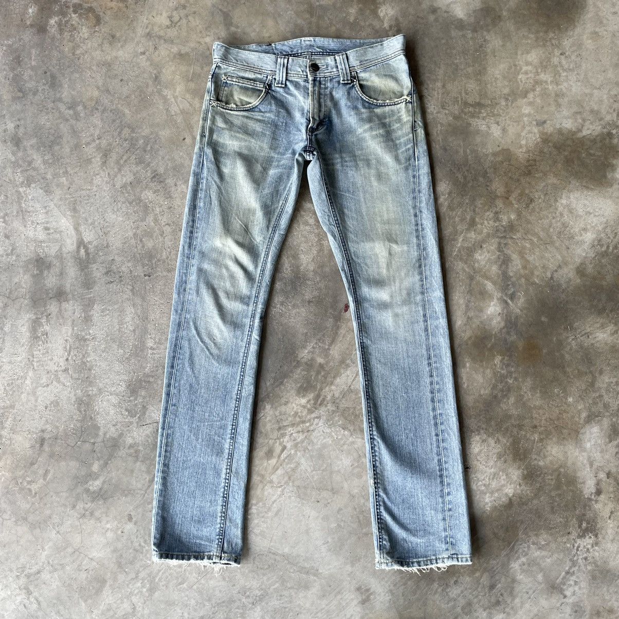 Japanese Brand Vintage Lee Riders Denim W31x33 Lee Riders Faded Jeans Pants Size US 31 - 1 Thumbnail