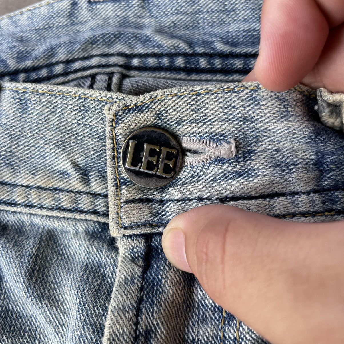 Japanese Brand Vintage Lee Riders Denim W31x33 Lee Riders Faded Jeans Pants Size US 31 - 7 Thumbnail