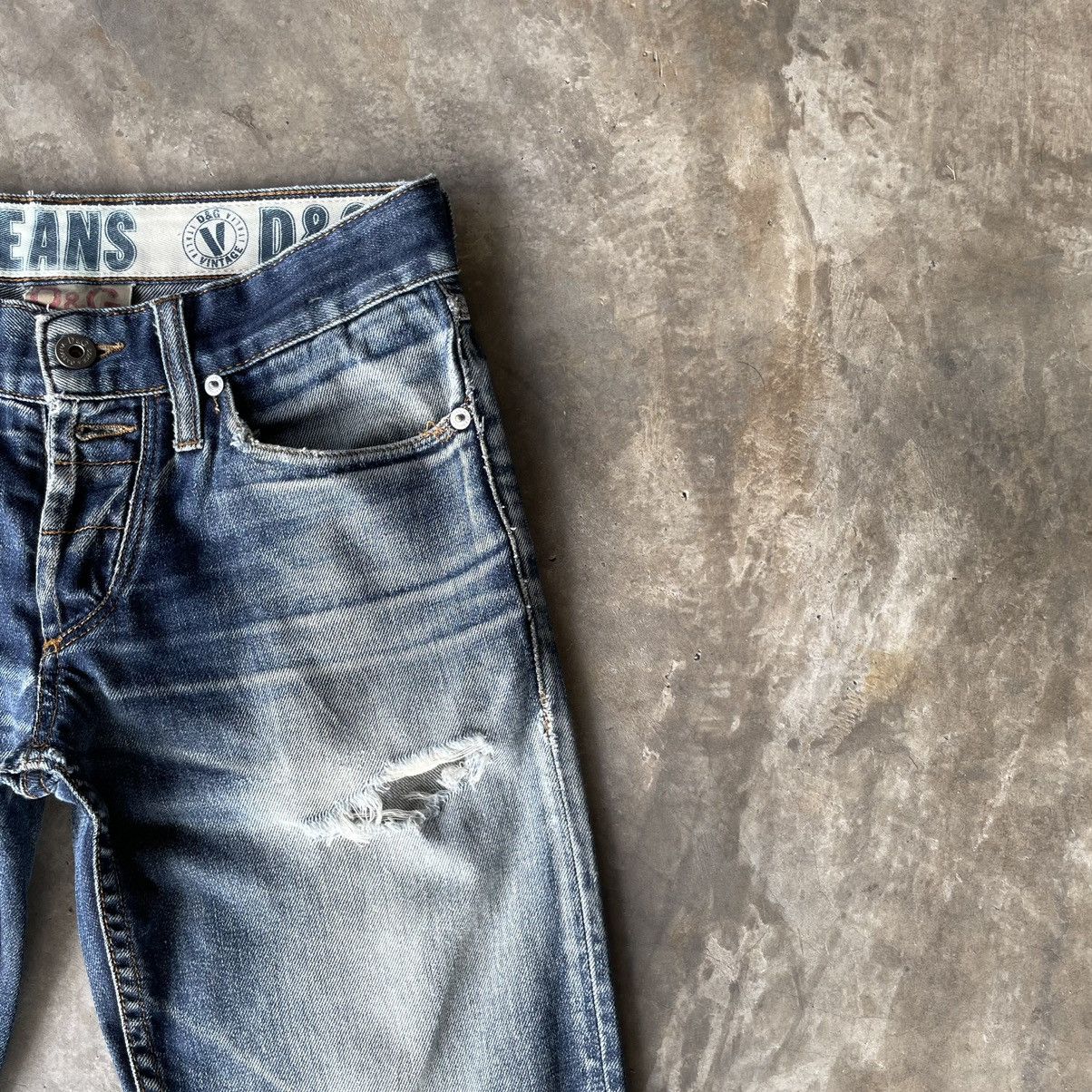 Dolce & Gabbana Vintage Dolce&Cabana Distressed Denim Jeans Pants THRASHED Size US 28 / EU 44 - 5 Thumbnail