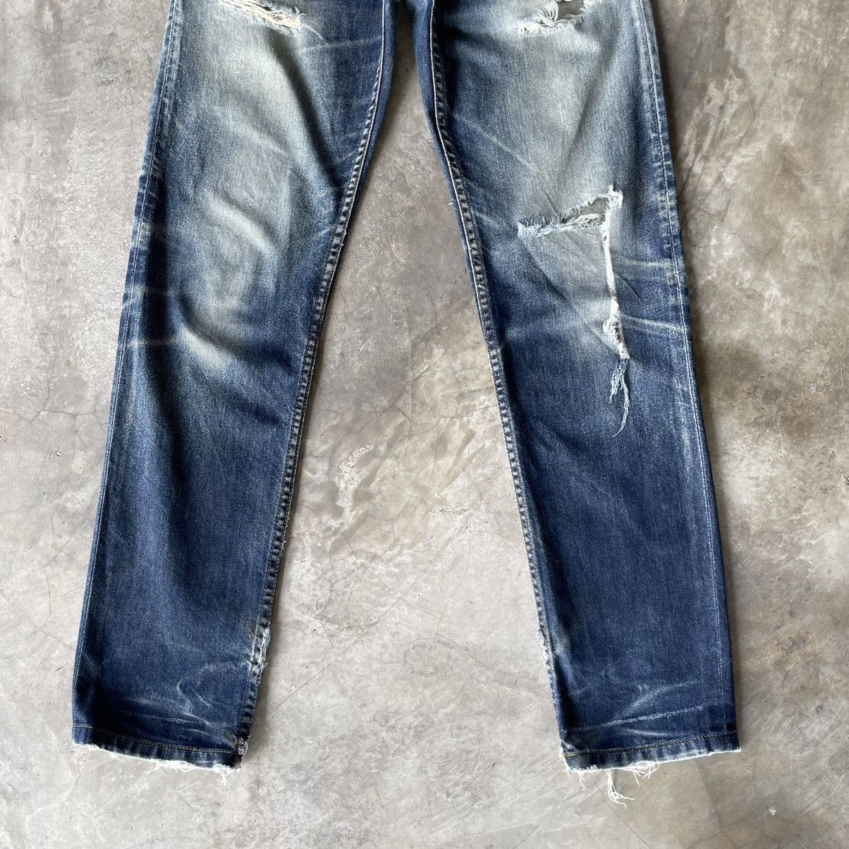 Dolce & Gabbana Vintage Dolce&Cabana Distressed Denim Jeans Pants THRASHED Size US 28 / EU 44 - 6 Thumbnail