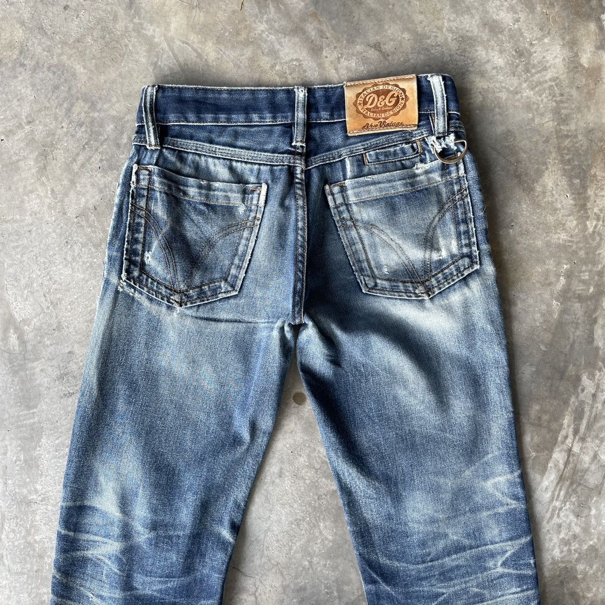 Dolce & Gabbana Vintage Dolce&Cabana Distressed Denim Jeans Pants THRASHED Size US 28 / EU 44 - 15 Thumbnail