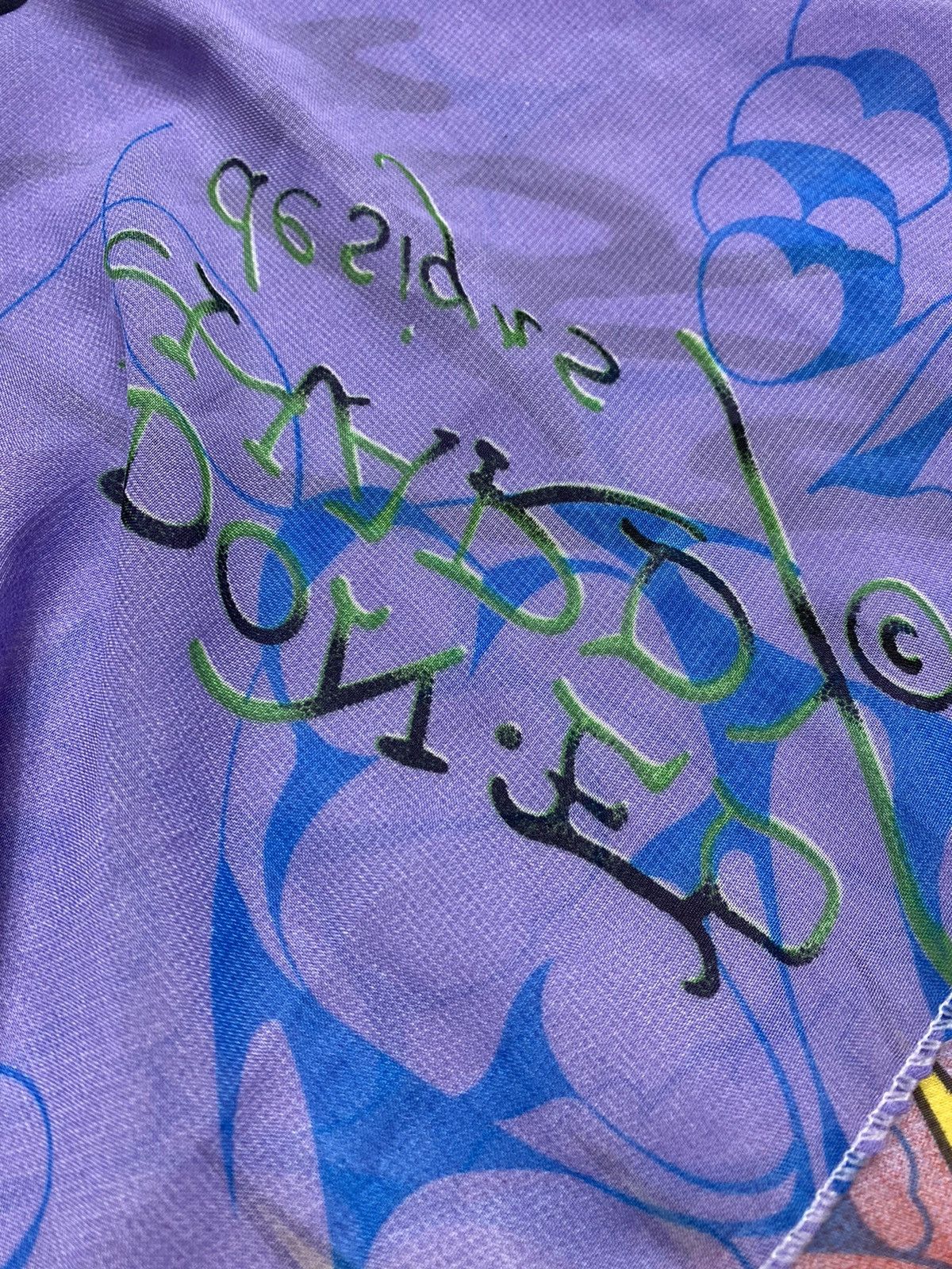 Christian Audigier × Ed Hardy × Vintage Ed hardy vintage shawl multicolour tiger Christian audigier Size ONE SIZE - 5 Thumbnail