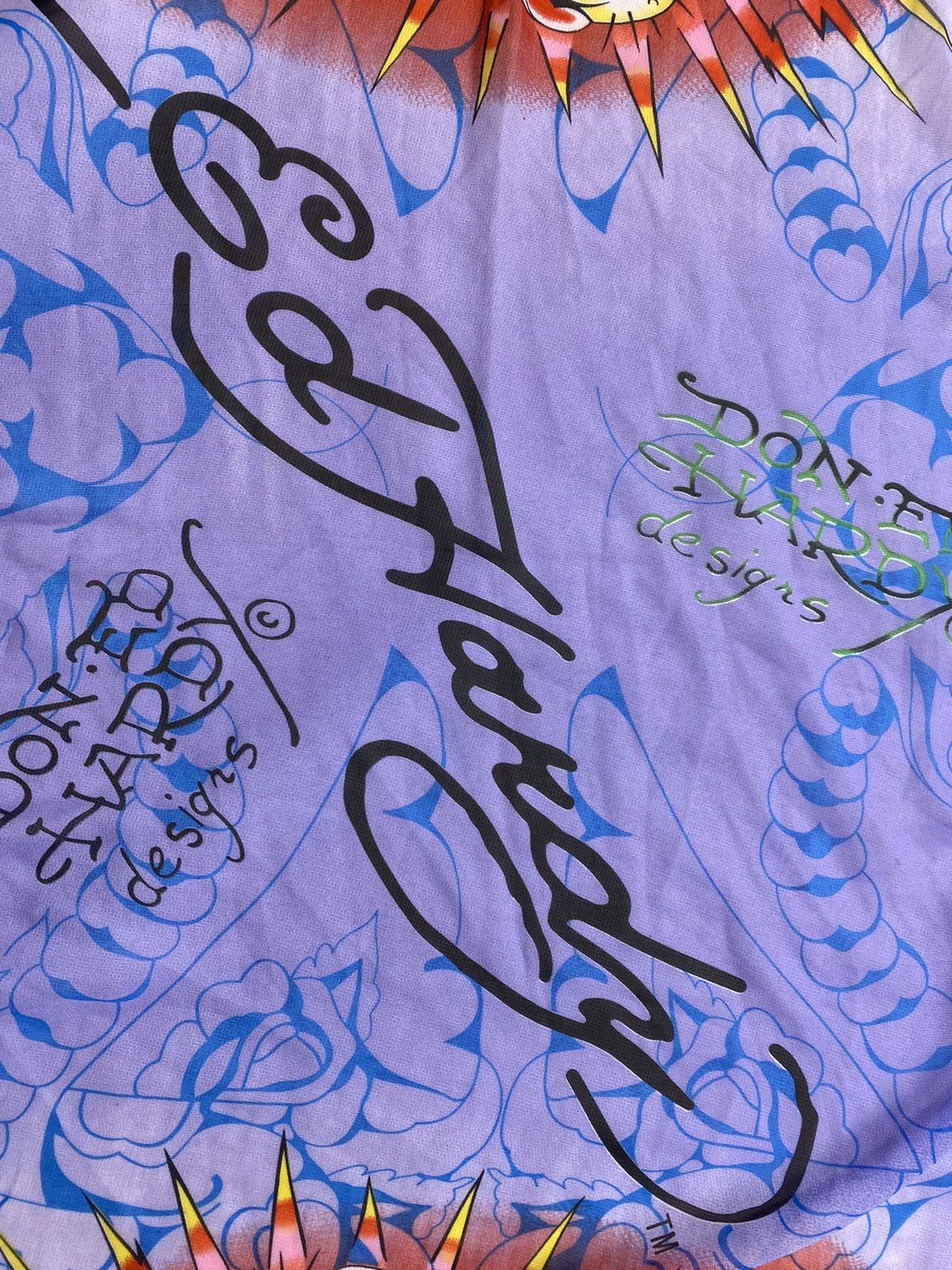 Christian Audigier × Ed Hardy × Vintage Ed hardy vintage shawl multicolour tiger Christian audigier Size ONE SIZE - 4 Thumbnail