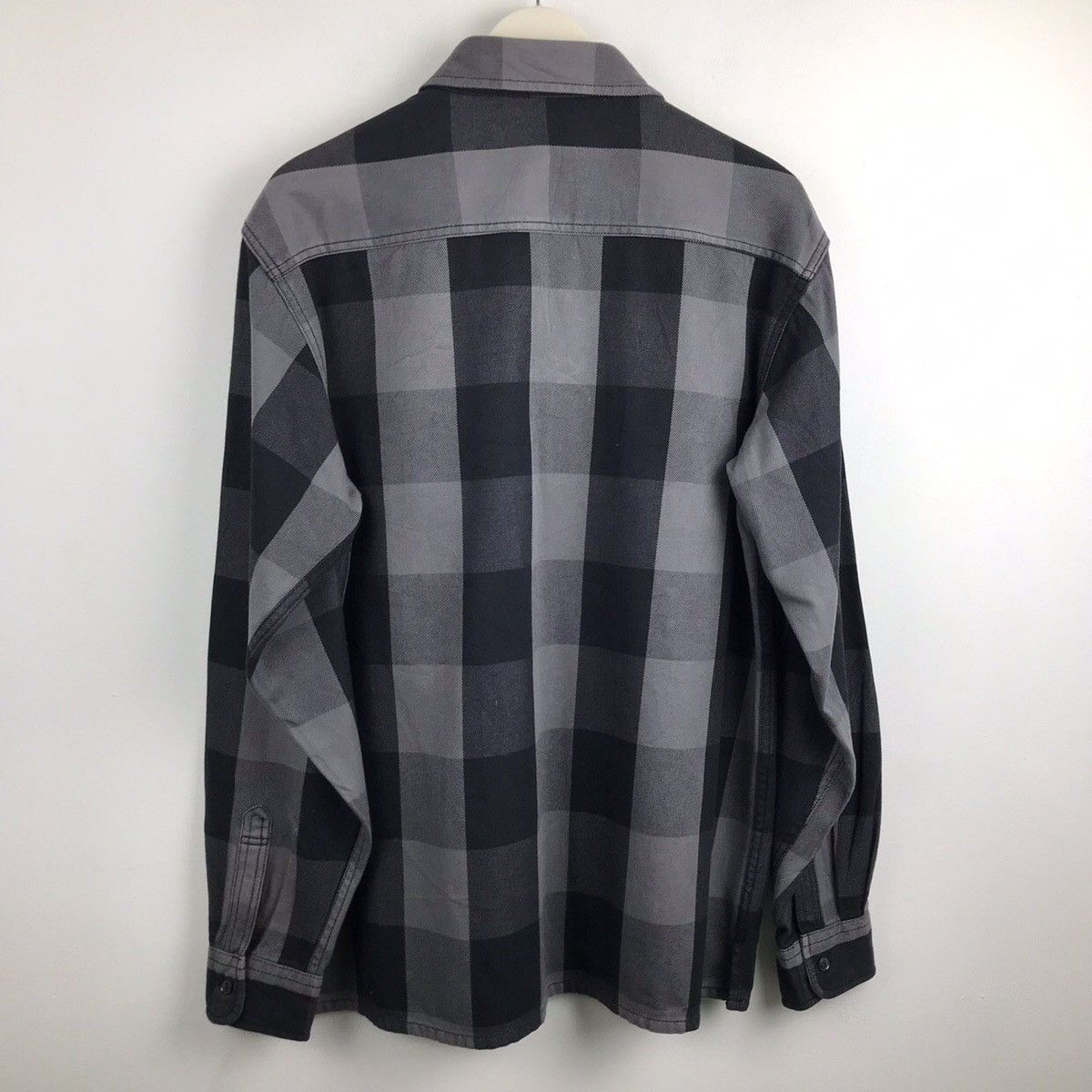 Japanese Brand × Levi's ✂️mx80✂️checked levis wear jacket zipper up Size US L / EU 52-54 / 3 - 5 Thumbnail