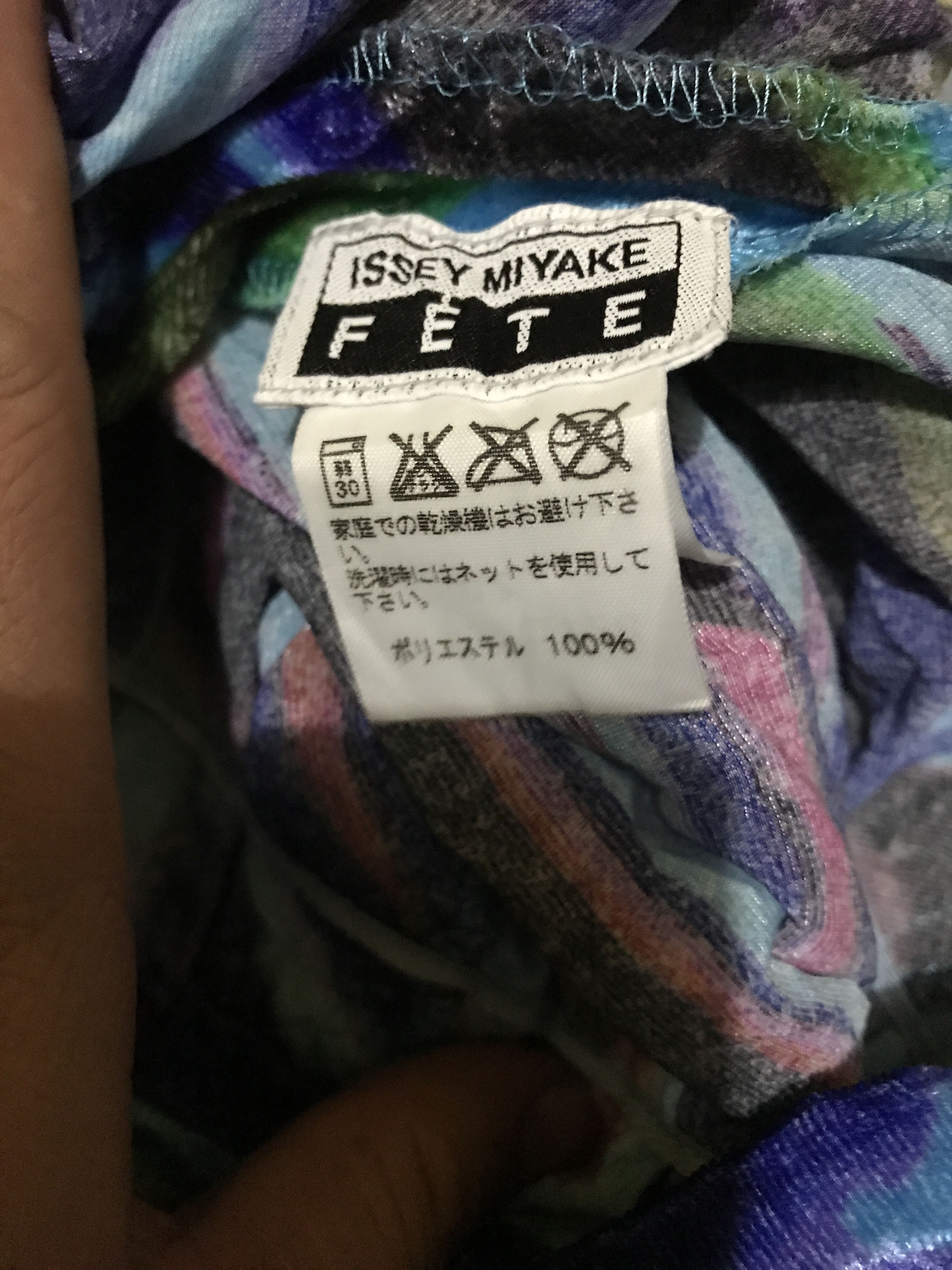 Issey Miyake Issey Miyake Fete Pleated Colourful Skirt Size 28" / US 6 / IT 42 - 4 Thumbnail