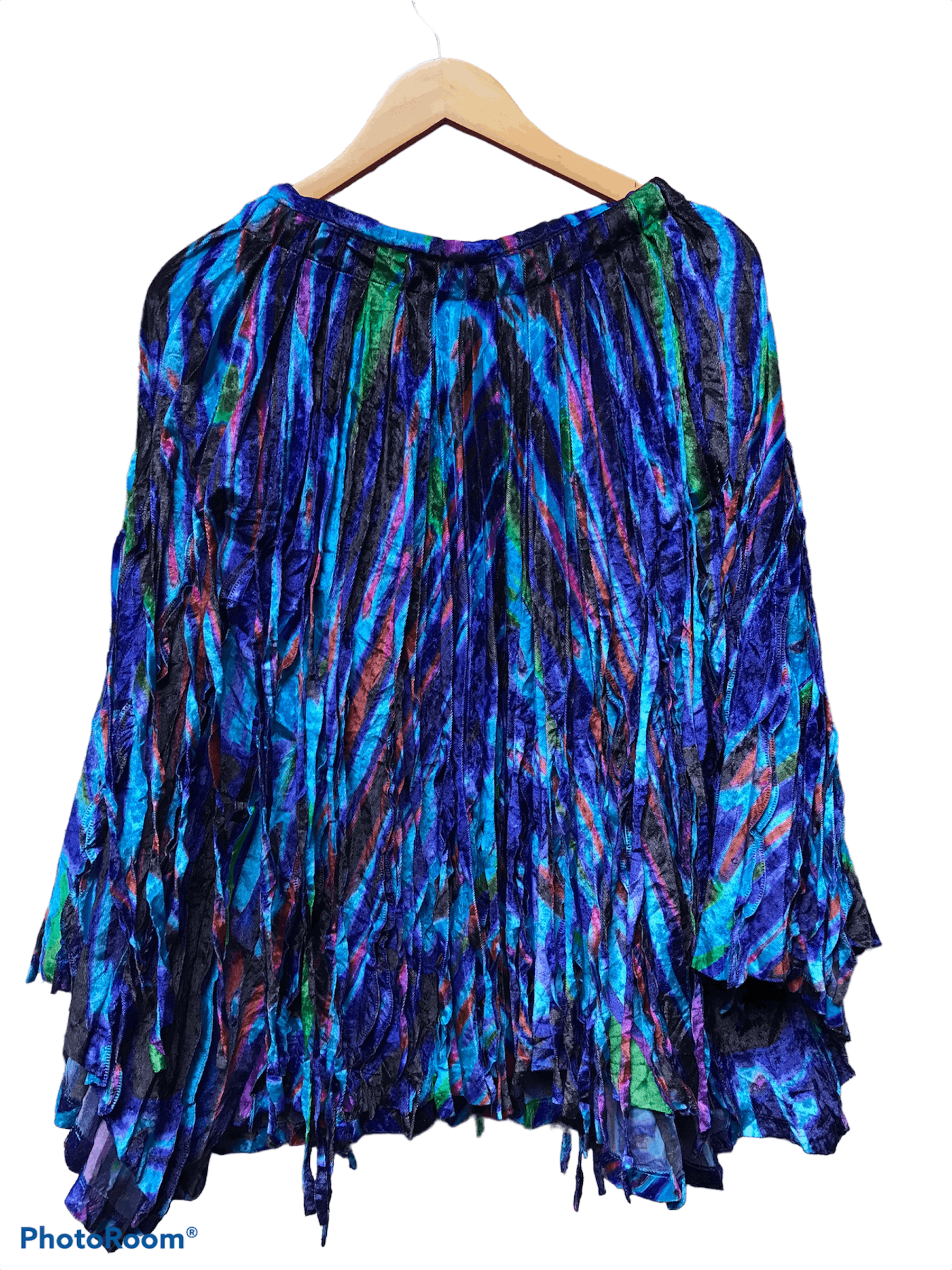 Issey Miyake Fete Pleated Colourful Skirt