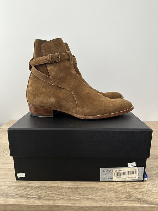 Saint laurent wyatt 30 jodhpur outlet boots