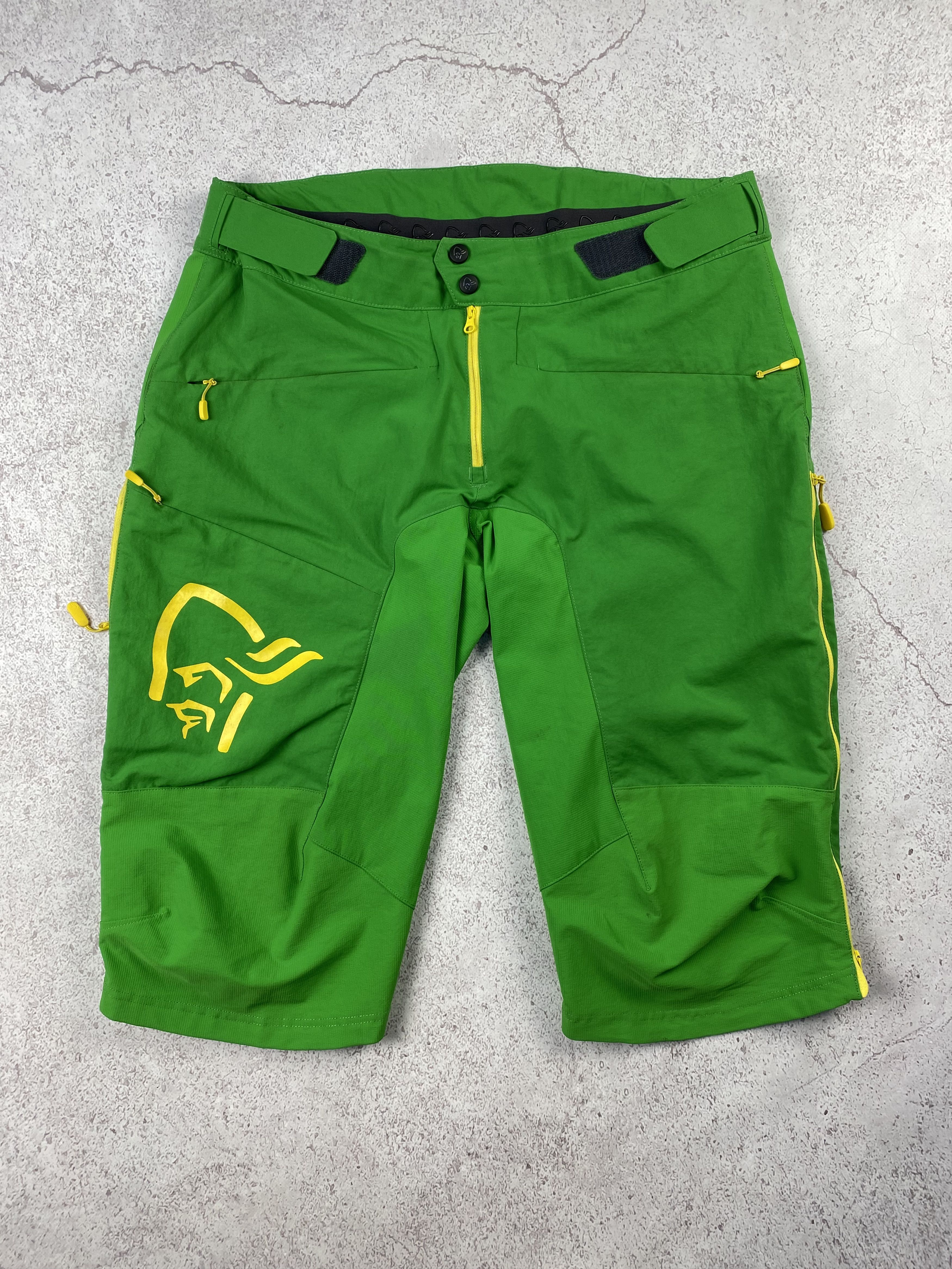 Pre-owned Norrona X Outdoor Life Norrona Outdoor Hiking Shorts In Green