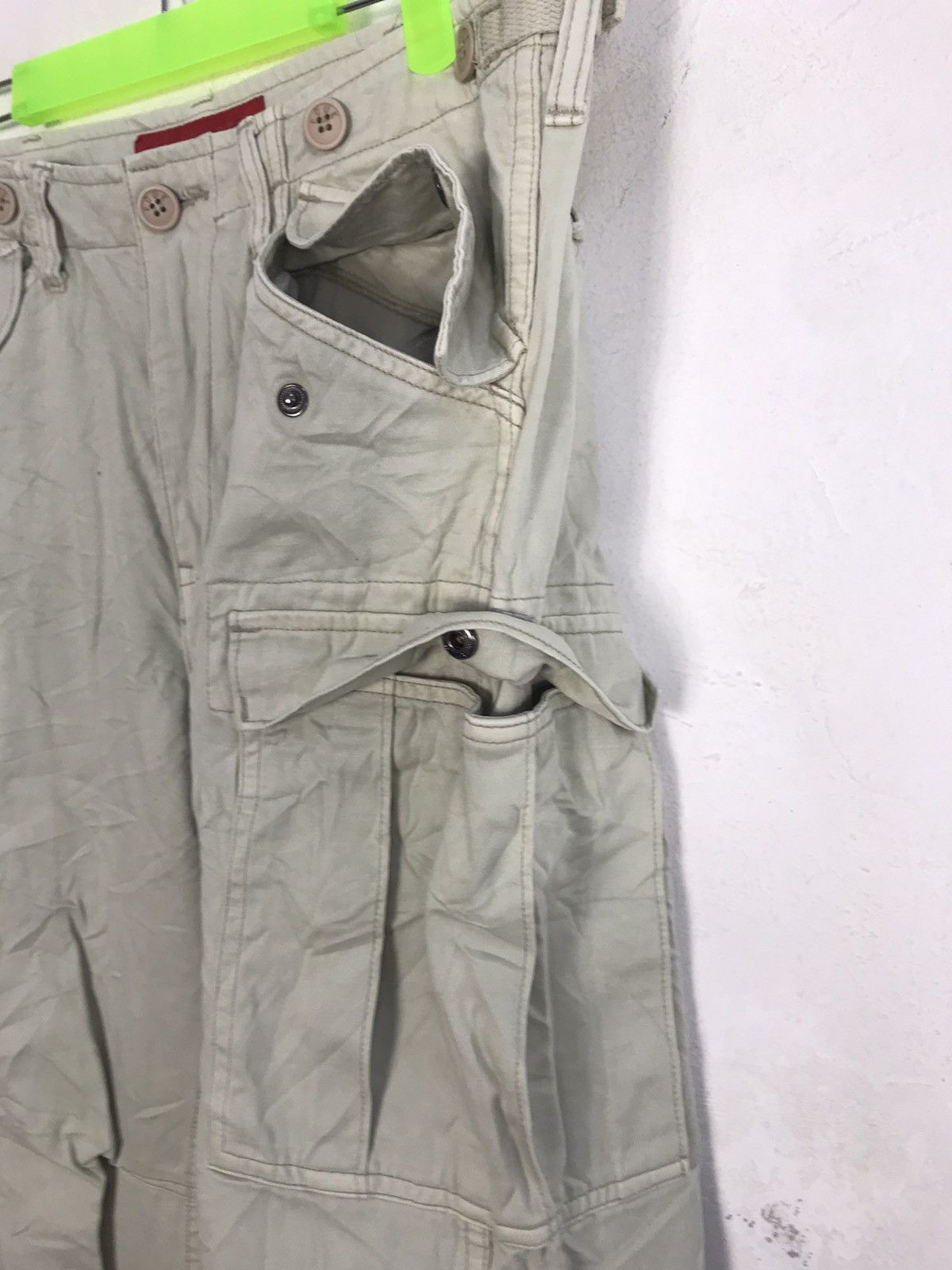 FCUK FCUK Jeans Beige Khakis Pant Tactical Cargo Multipocket Size US 32 / EU 48 - 15 Thumbnail