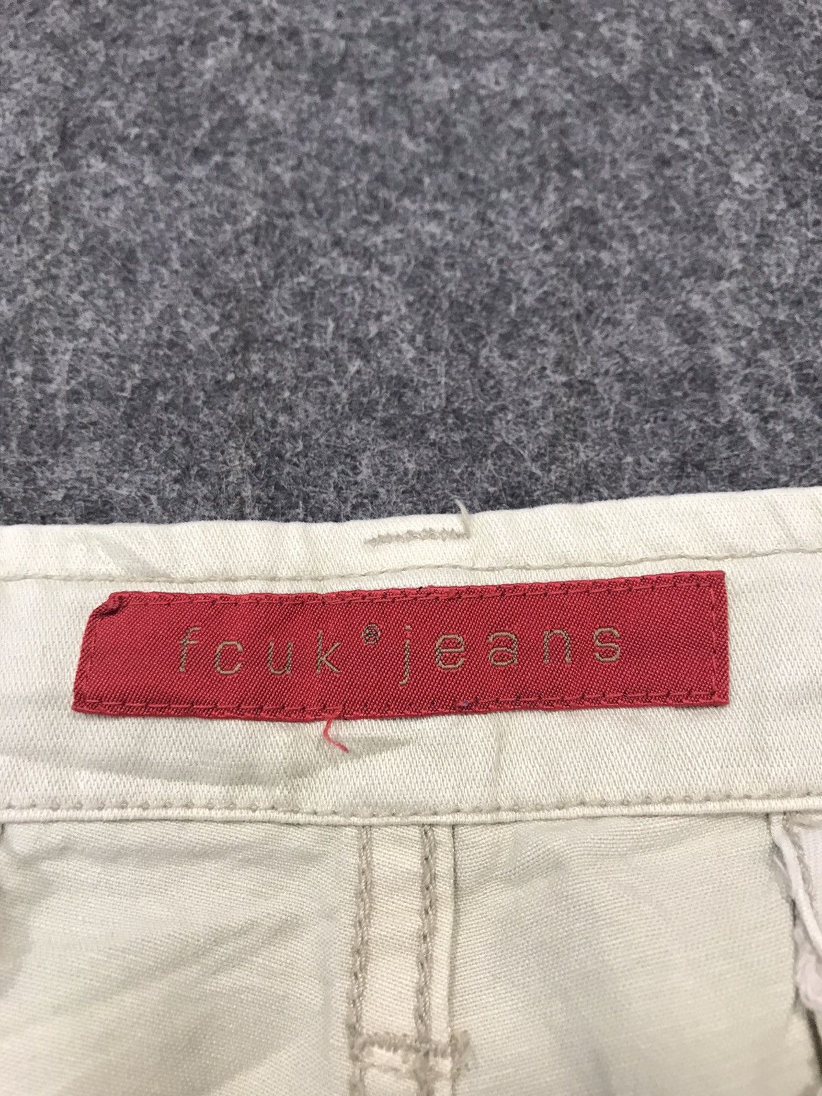 FCUK FCUK Jeans Beige Khakis Pant Tactical Cargo Multipocket Size US 32 / EU 48 - 7 Thumbnail
