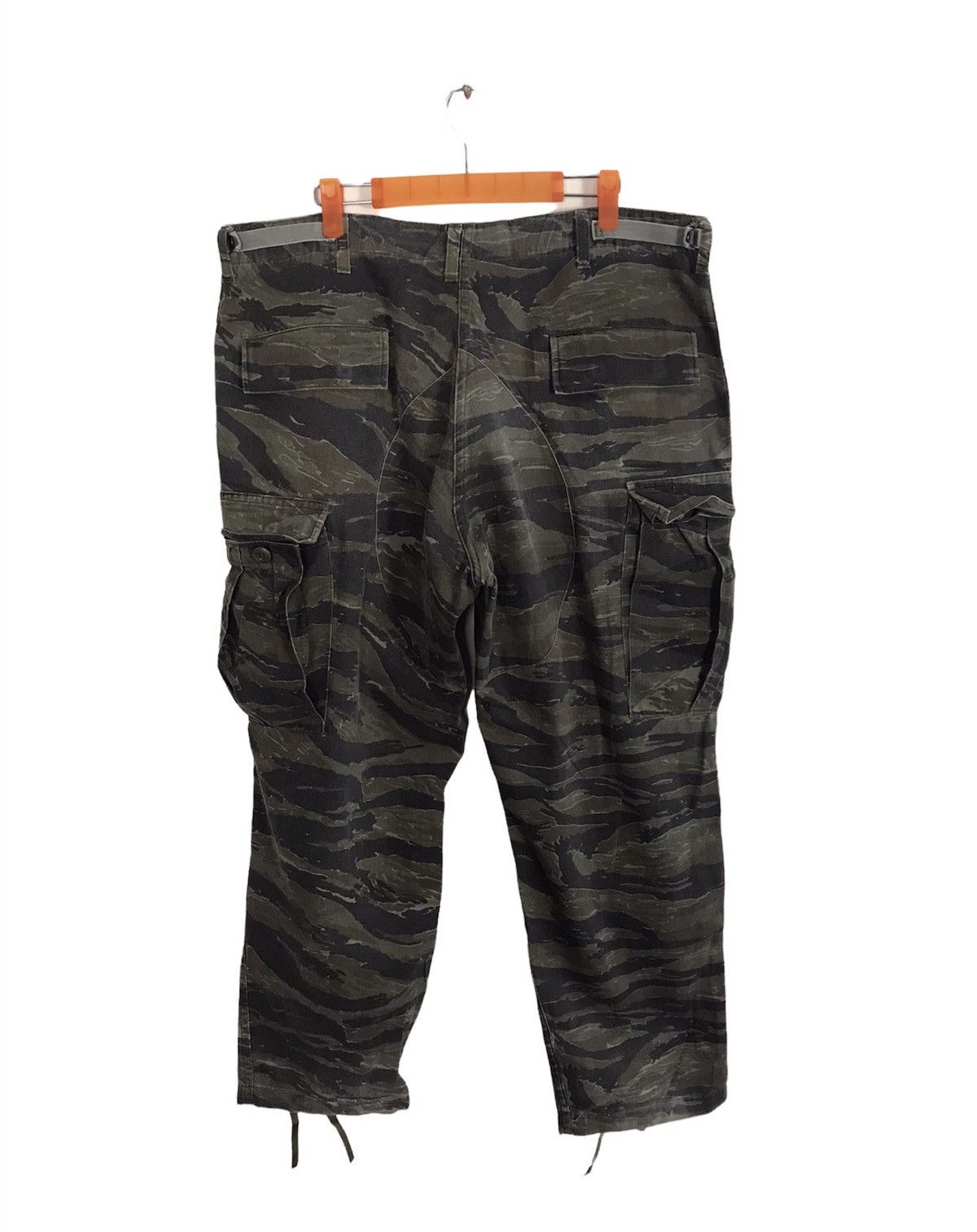 Vintage Vintage USA Tiger Camouflage Army Trousers Cargo Combat Size US 37 - 2 Thumbnail