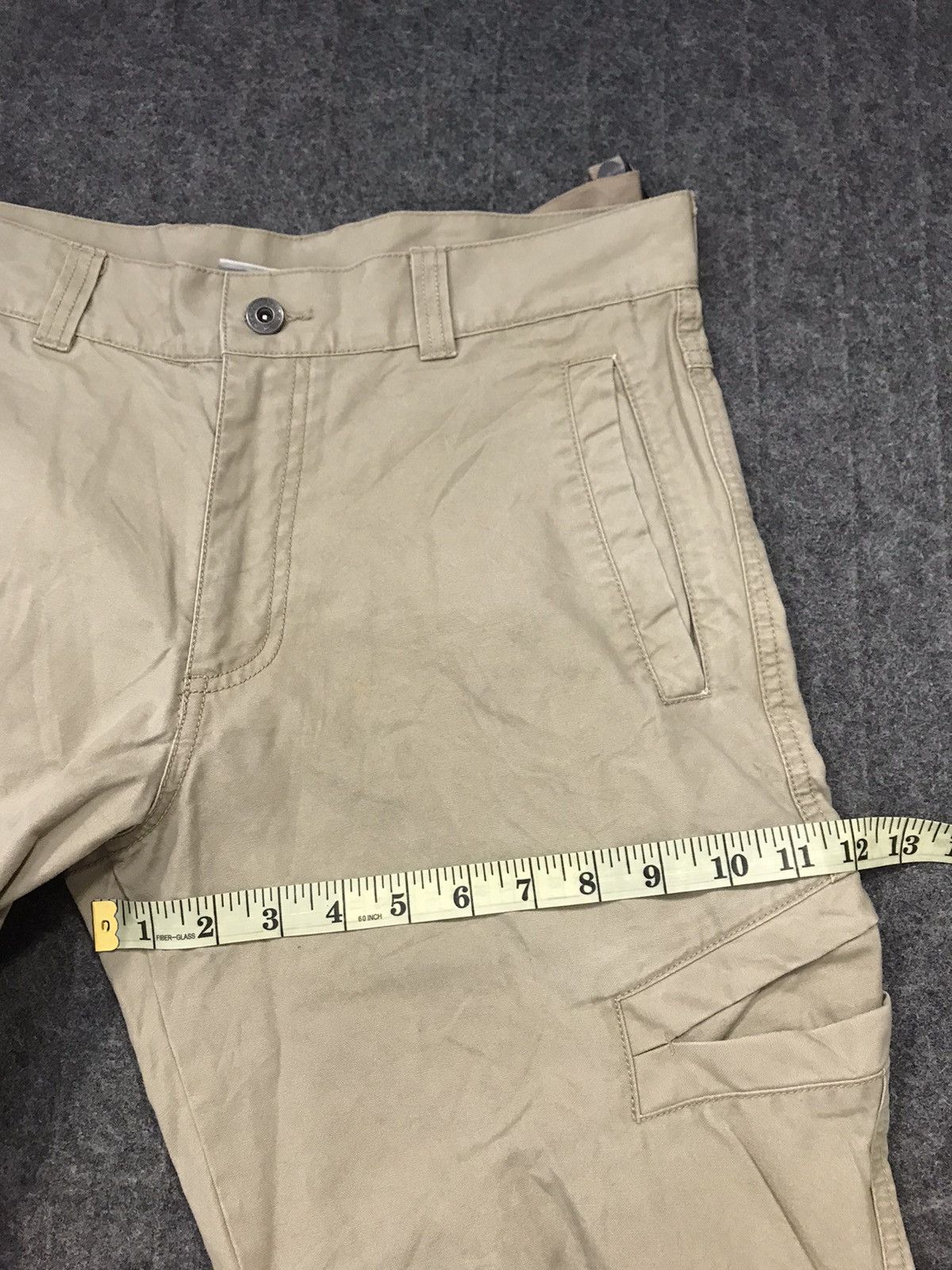 Nike Nike Beige Khakis Pant Tactical Cargo Multi Pockets Trouser Size US 33 - 17 Thumbnail