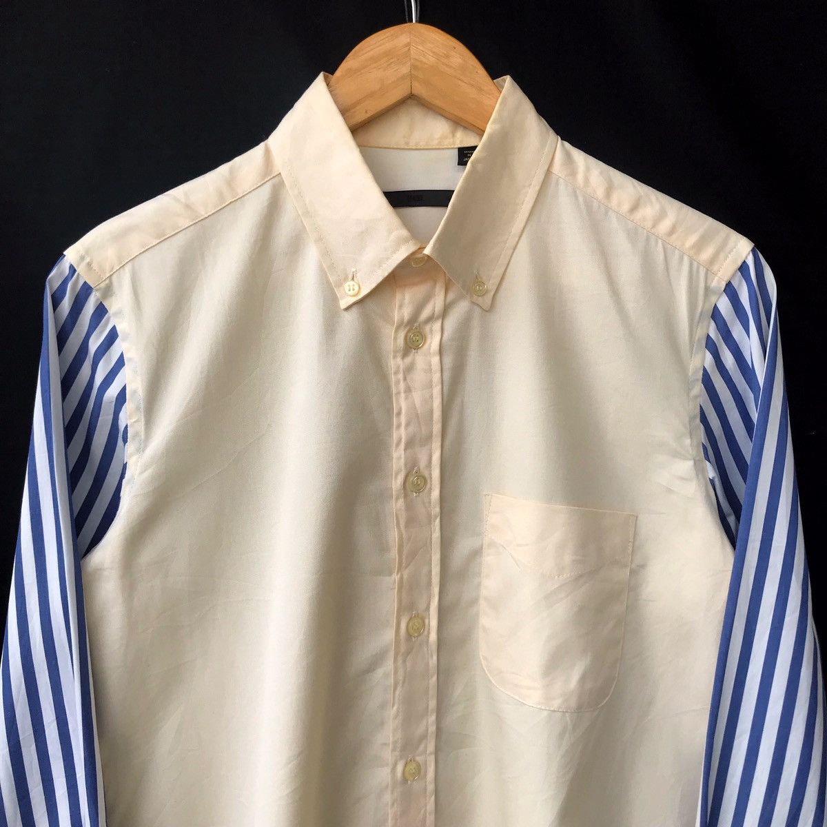 HARE × Japanese Brand Japan Made HARE Khakis Buttons Striped Sleeves Shirt Size US M / EU 48-50 / 2 - 2 Thumbnail