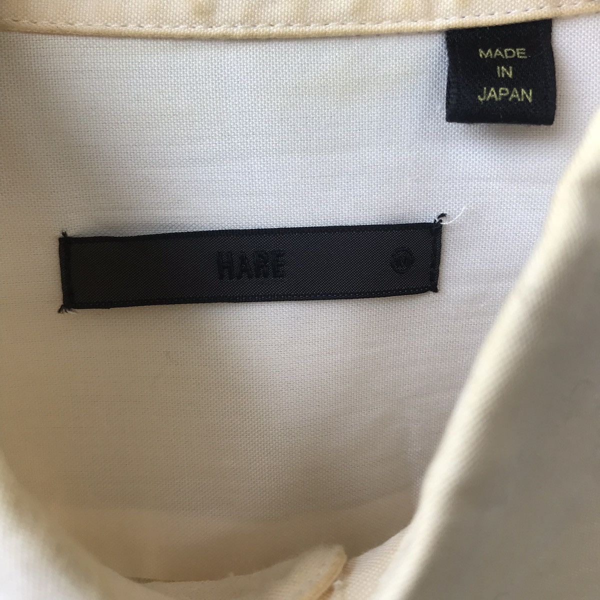 HARE × Japanese Brand Japan Made HARE Khakis Buttons Striped Sleeves Shirt Size US M / EU 48-50 / 2 - 3 Thumbnail