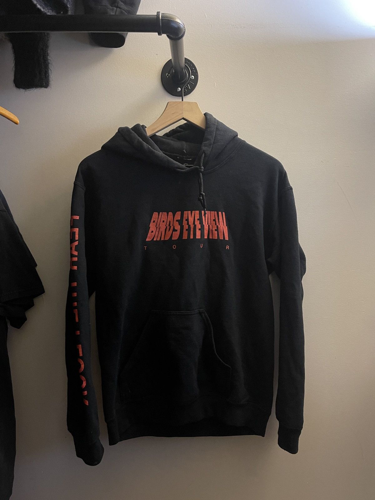 image of Travis Scott 2017 2018 Birds Eye View Tour Hoodie S in Black, Men's (Size Small)