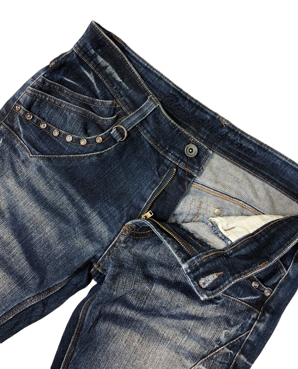 Japanese Brand Flare Jeans Nicole Club For Men Denim Jeans Size US 30 / EU 46 - 7 Thumbnail