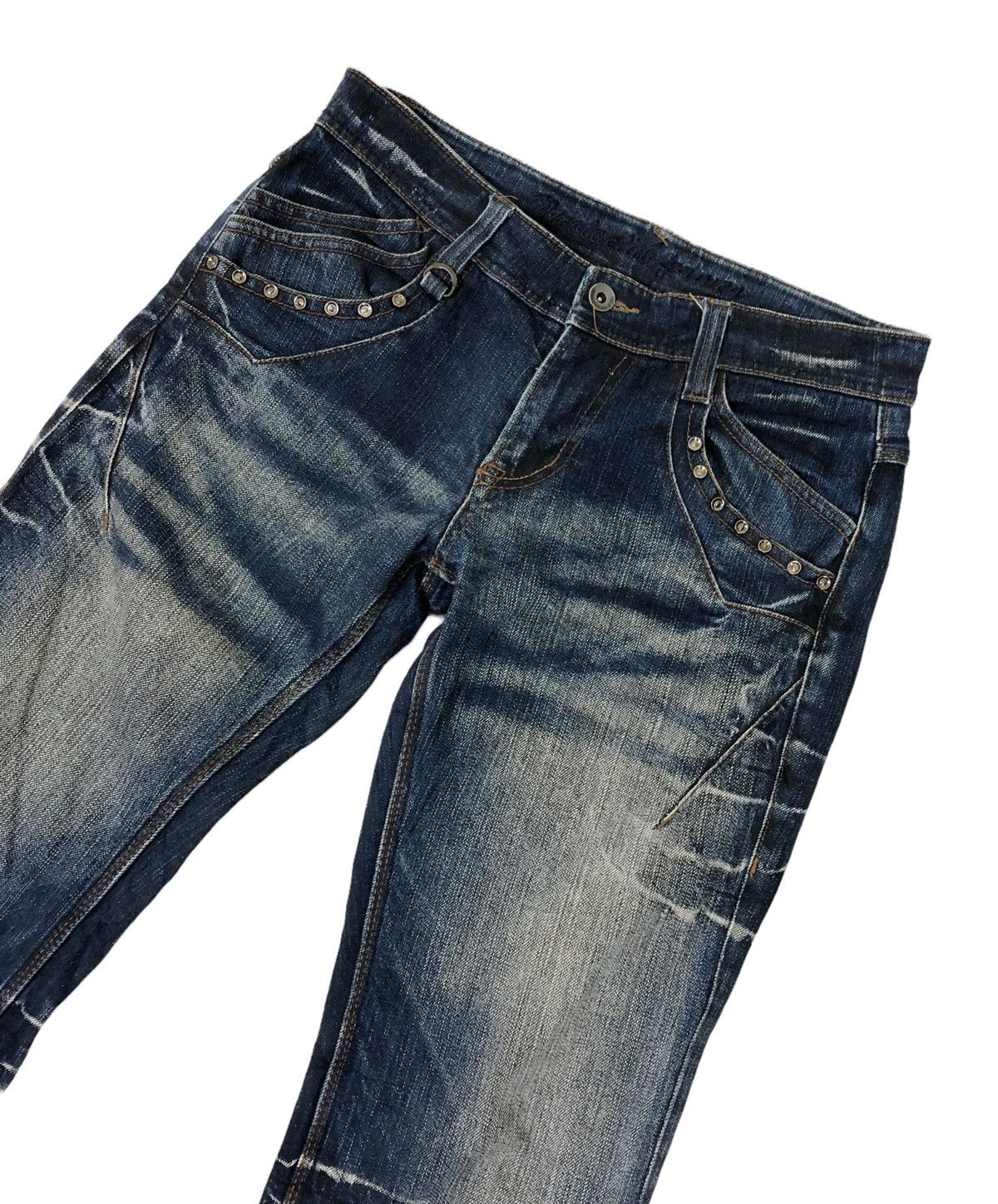 Japanese Brand Flare Jeans Nicole Club For Men Denim Jeans Size US 30 / EU 46 - 5 Thumbnail
