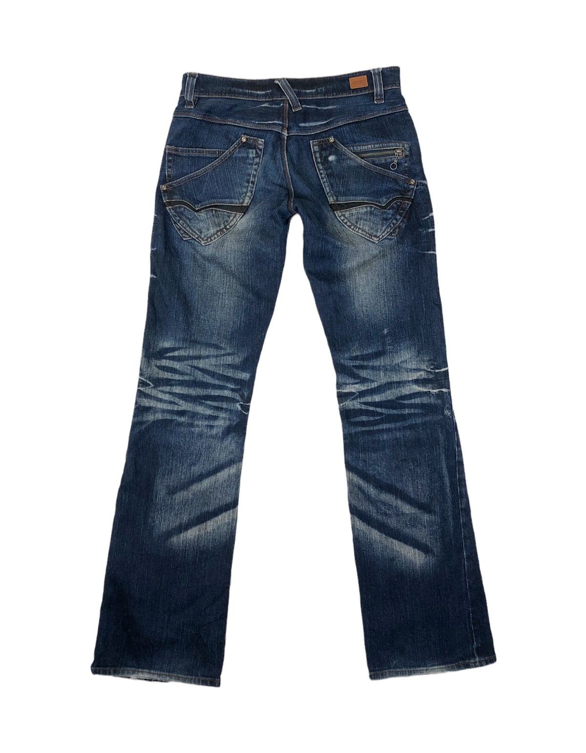 Japanese Brand Flare Jeans Nicole Club For Men Denim Jeans Size US 30 / EU 46 - 2 Thumbnail