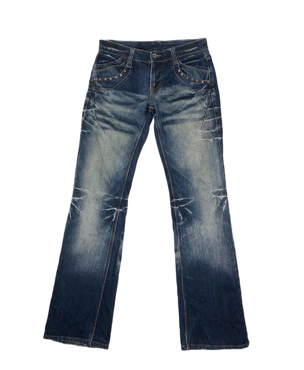 Japanese Brand Flare Jeans Nicole Club For Men Denim Jeans Size US 30 / EU 46 - 1 Thumbnail
