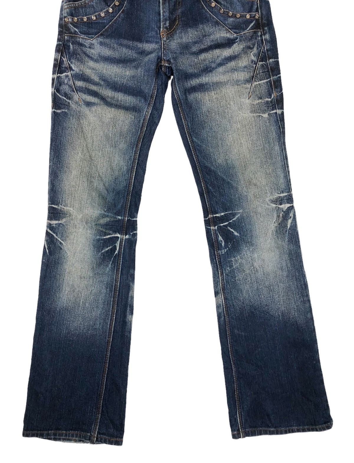 Japanese Brand Flare Jeans Nicole Club For Men Denim Jeans Size US 30 / EU 46 - 4 Thumbnail