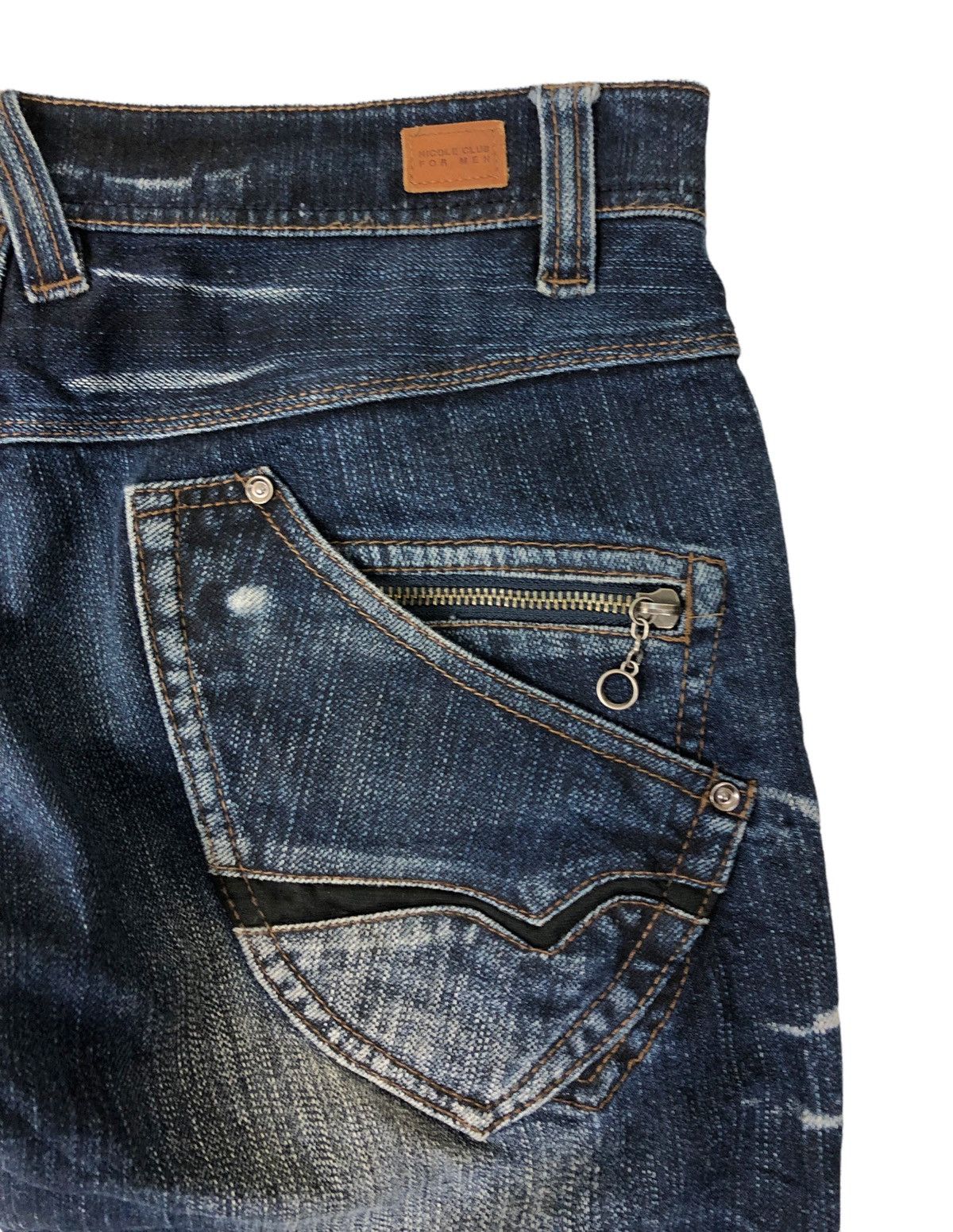 Japanese Brand Flare Jeans Nicole Club For Men Denim Jeans Size US 30 / EU 46 - 10 Thumbnail