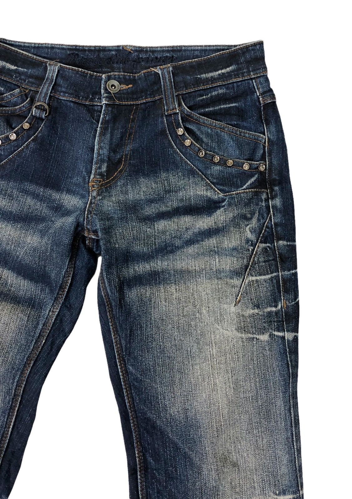 Japanese Brand Flare Jeans Nicole Club For Men Denim Jeans Size US 30 / EU 46 - 6 Thumbnail