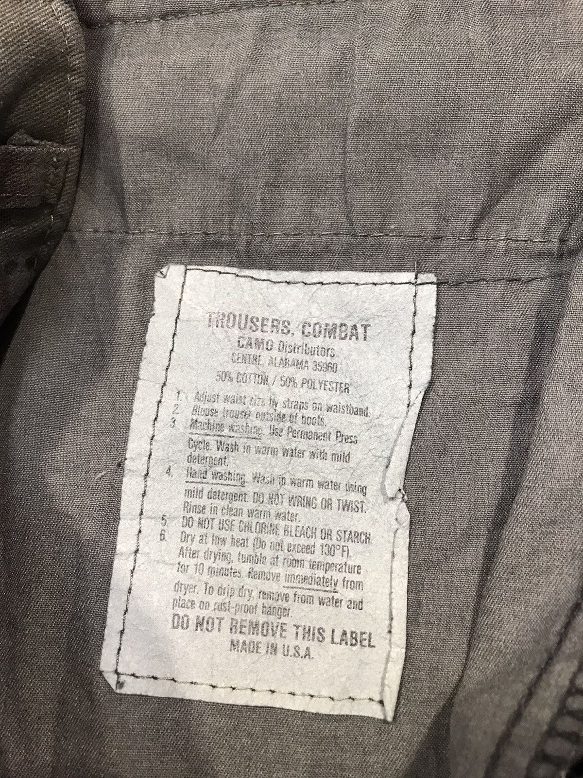 Vintage USA Camouflage Army Pant Tactical Cargo Combat Trousers Size US 34 / EU 50 - 7 Thumbnail