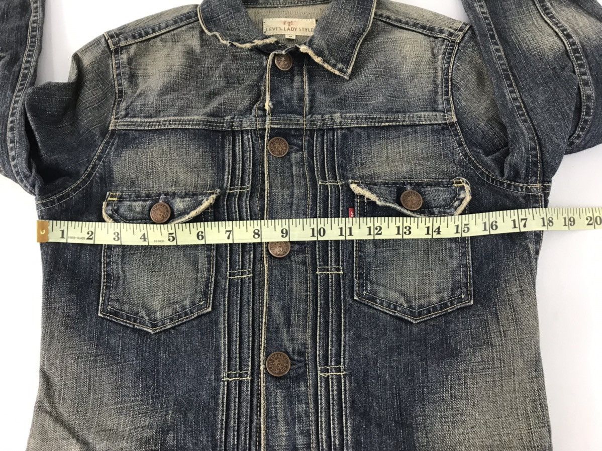 Levi's Vintage Clothing Levi’s & Strauss Jeans Denim Trucker Biker Floral Printed Size S / US 4 / IT 40 - 11 Thumbnail