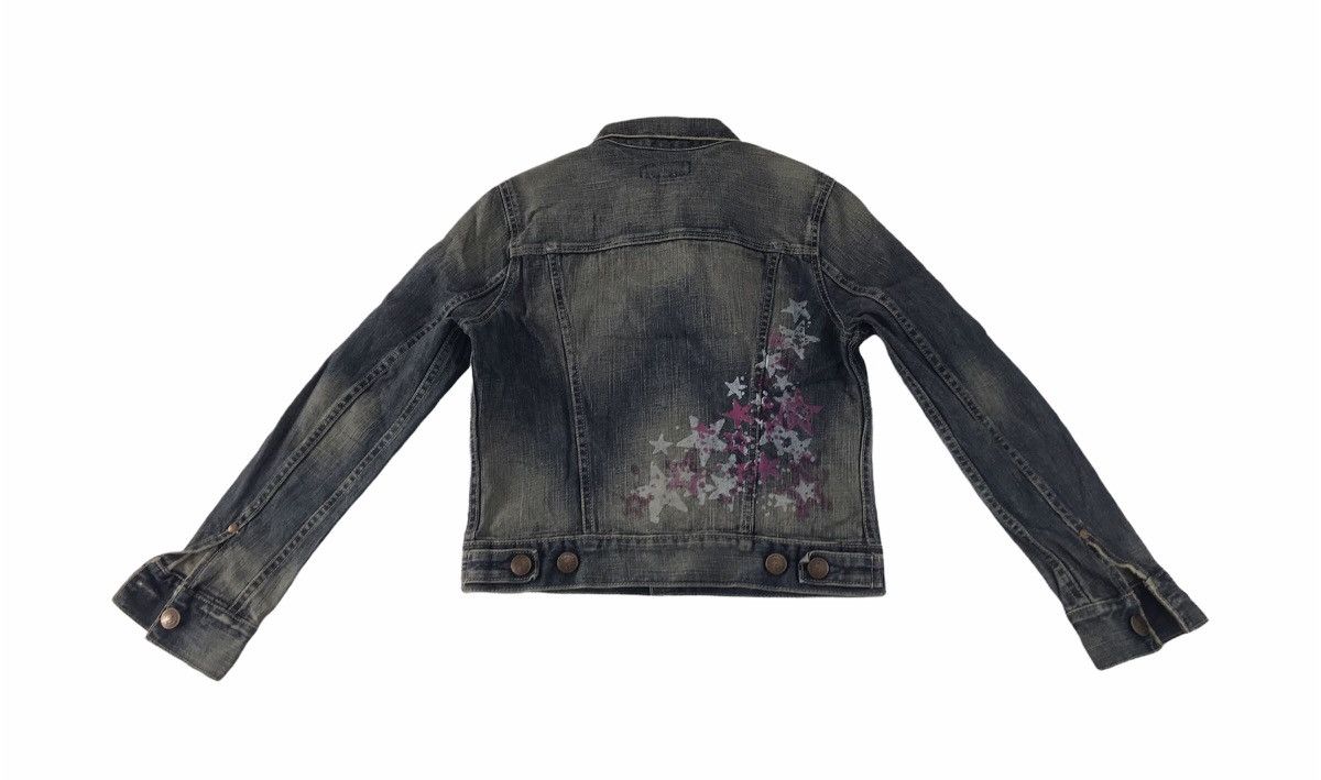 Levi's Vintage Clothing Levi’s & Strauss Jeans Denim Trucker Biker Floral Printed Size S / US 4 / IT 40 - 2 Thumbnail