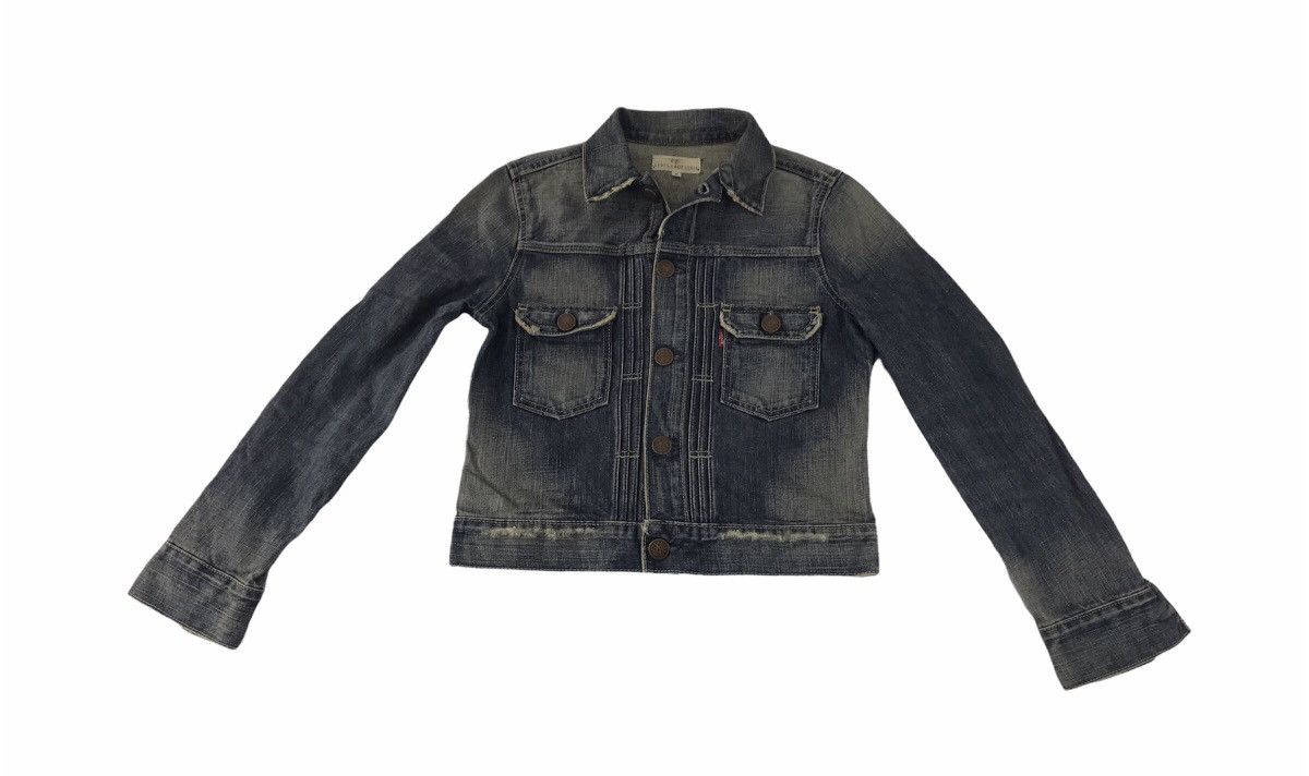 Levi's Vintage Clothing Levi’s & Strauss Jeans Denim Trucker Biker Floral Printed Size S / US 4 / IT 40 - 1 Thumbnail