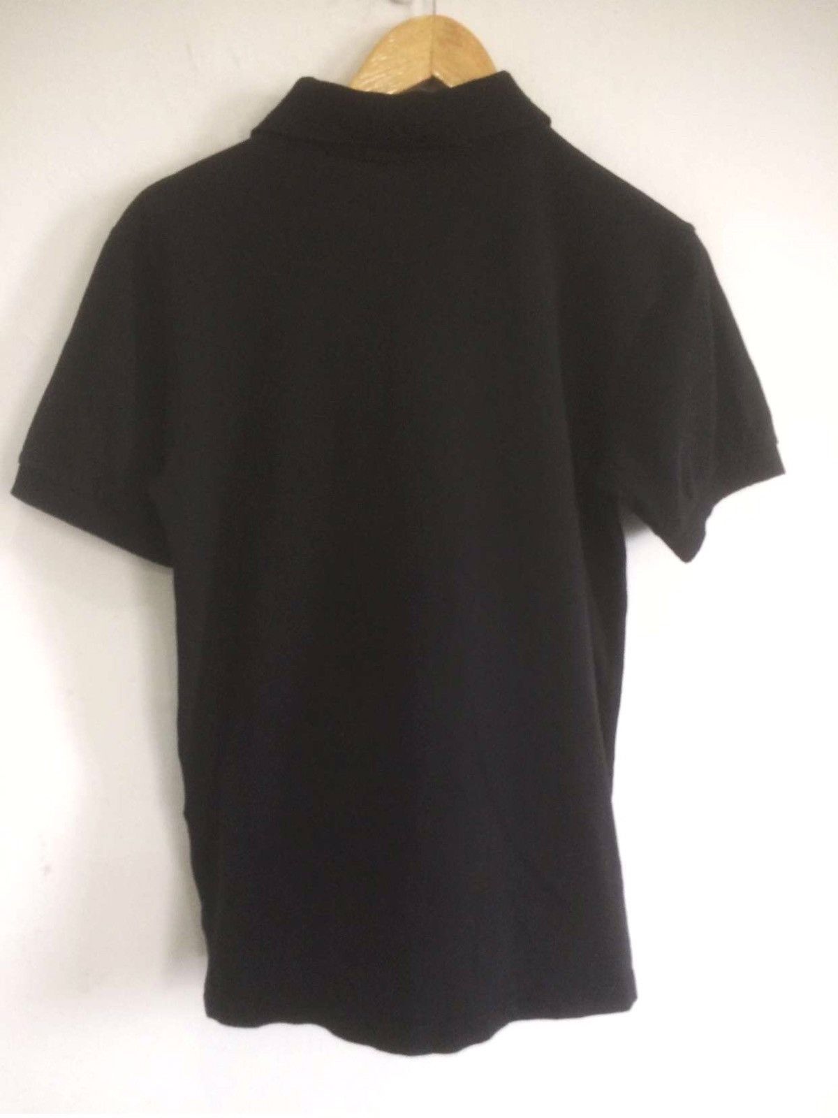 Comme des Garcons × Vintage Vintage Comme Des Garcons Polo Shirt Button Black Size US M / EU 48-50 / 2 - 3 Thumbnail