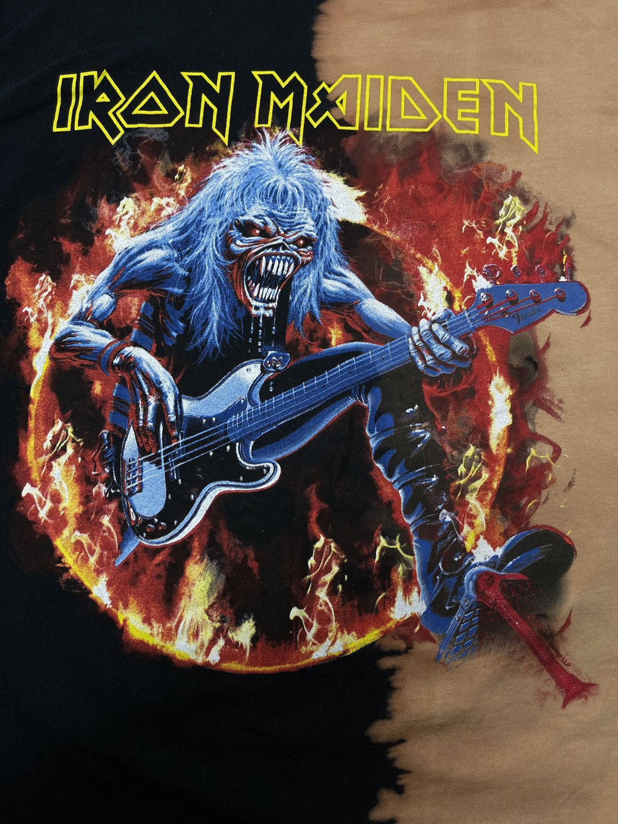 Iron Maiden × Vintage Mens Iron Maiden T Shirt Vintage Tour 2010 Metal Band Y2K Size US L / EU 52-54 / 3 - 4 Thumbnail
