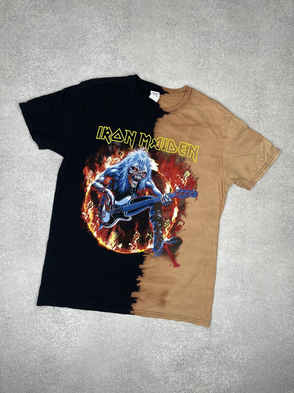 Mens Iron Maiden T Shirt Vintage Tour 2010 Metal Band Y2K