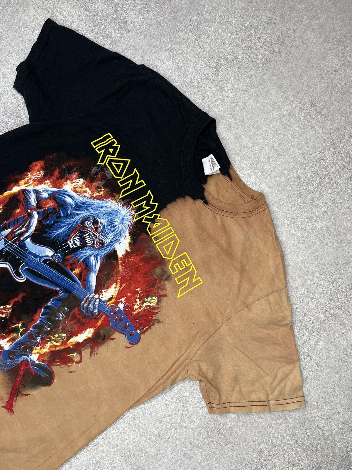 Iron Maiden × Vintage Mens Iron Maiden T Shirt Vintage Tour 2010 Metal Band Y2K Size US L / EU 52-54 / 3 - 2 Thumbnail