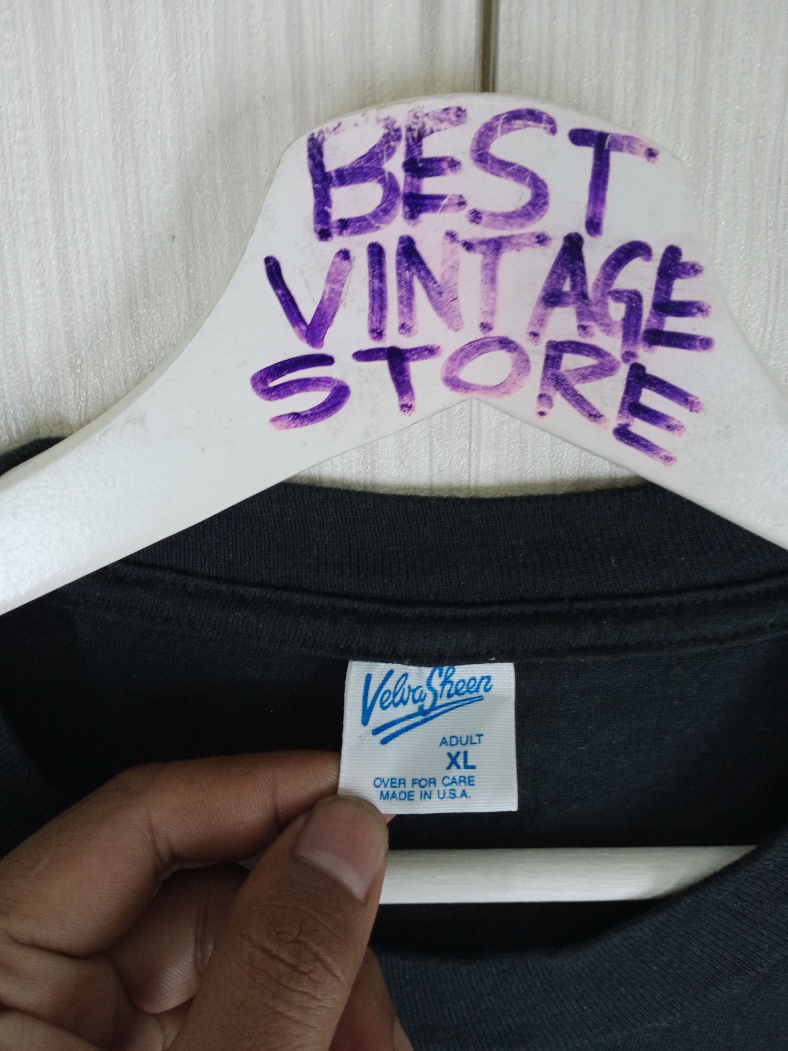 Velva Sheen Vintage 90s Boar’s Head Brand Tshirt Size US XL / EU 56 / 4 - 3 Thumbnail