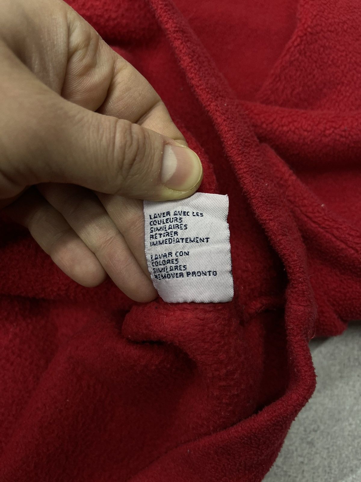 Tommy Hilfiger × Vintage Vintage Tommy Hilfiger Fleece Jacket Big Logo Y2K Size US XL / EU 56 / 4 - 7 Thumbnail