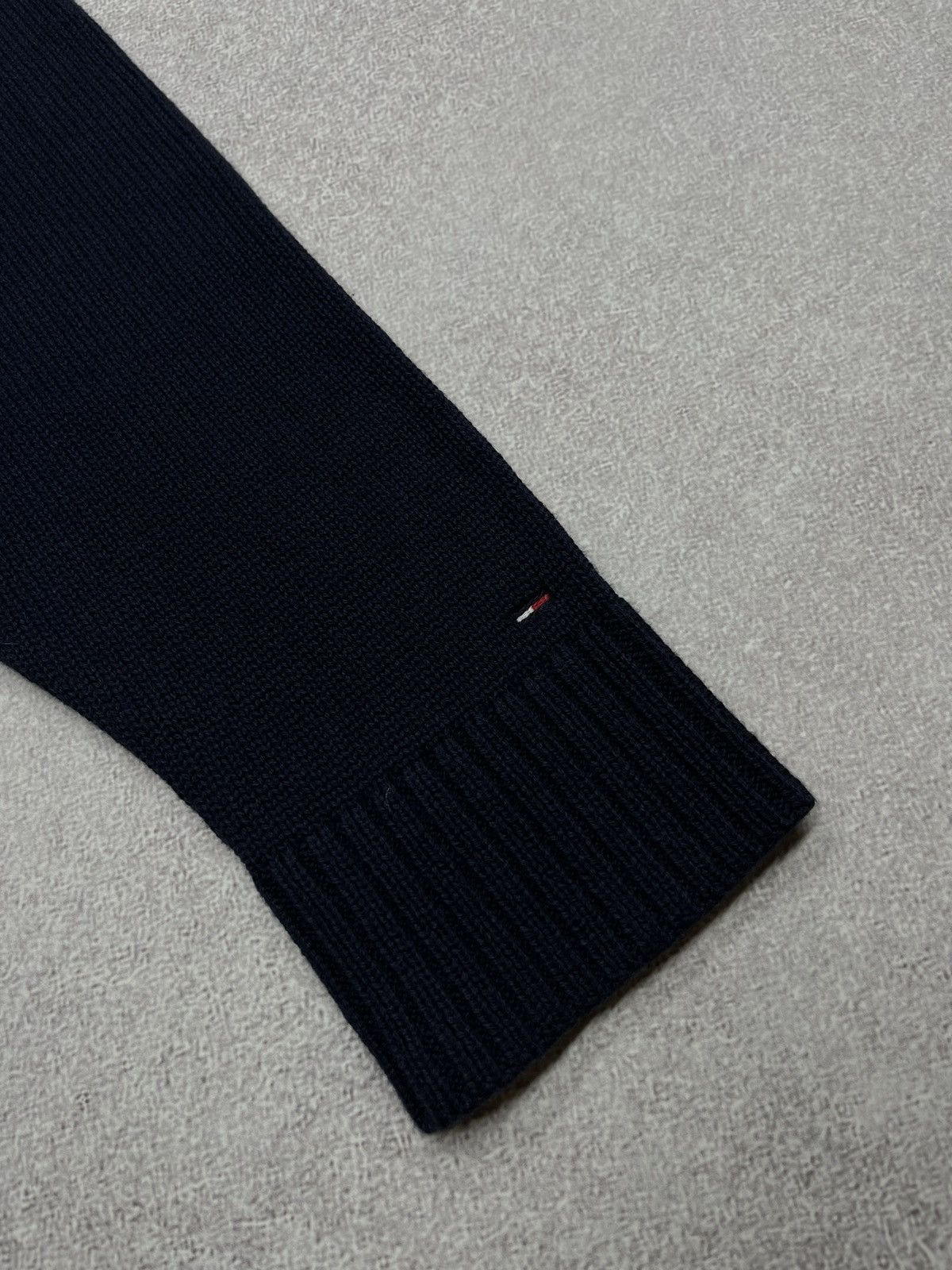 Tommy Hilfiger Mens Tommy Hilfiger Knitted Jumper Big Logo Sweater Size US L / EU 52-54 / 3 - 4 Thumbnail