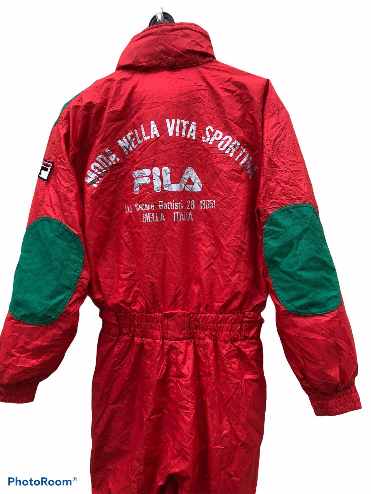 Fila 🚀🚀Vintage 90’s FILA Thin Puffer Jumpsuit Coverall Skiing Size US 31 - 3 Thumbnail