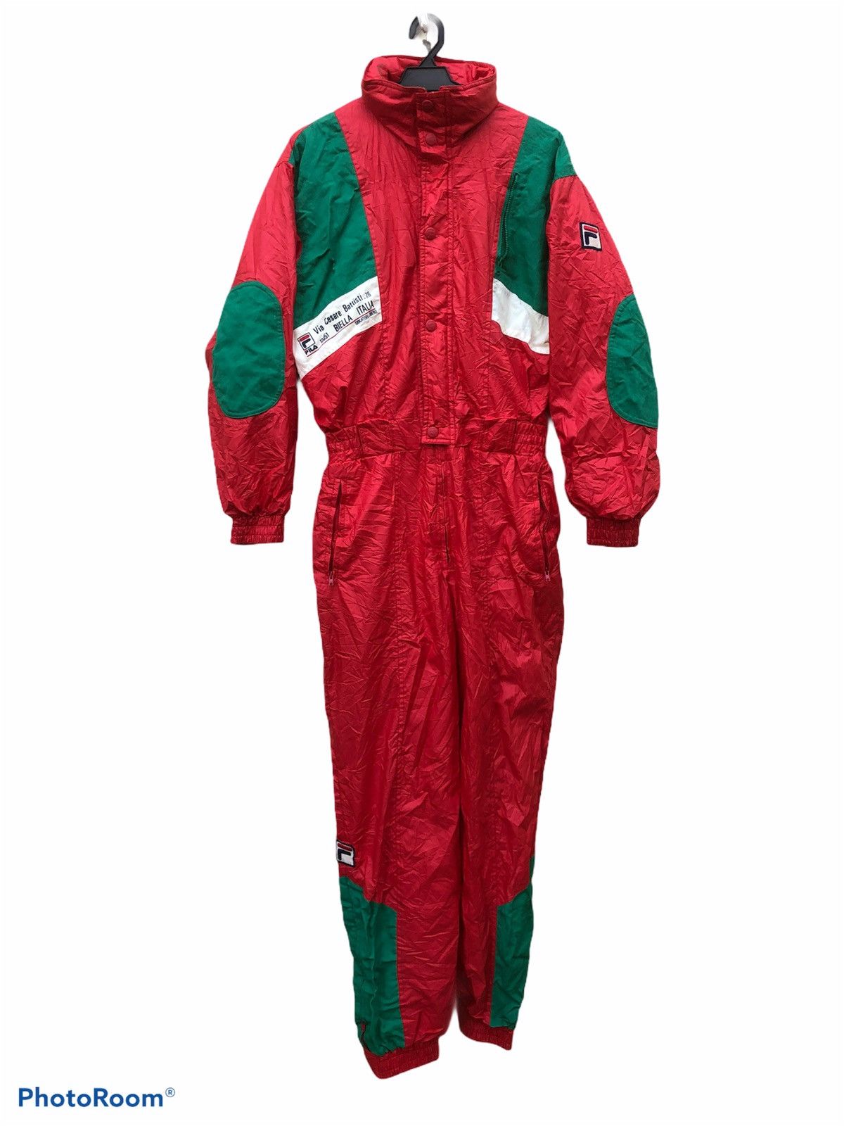 🚀🚀Vintage 90’s FILA Thin Puffer Jumpsuit Coverall Skiing