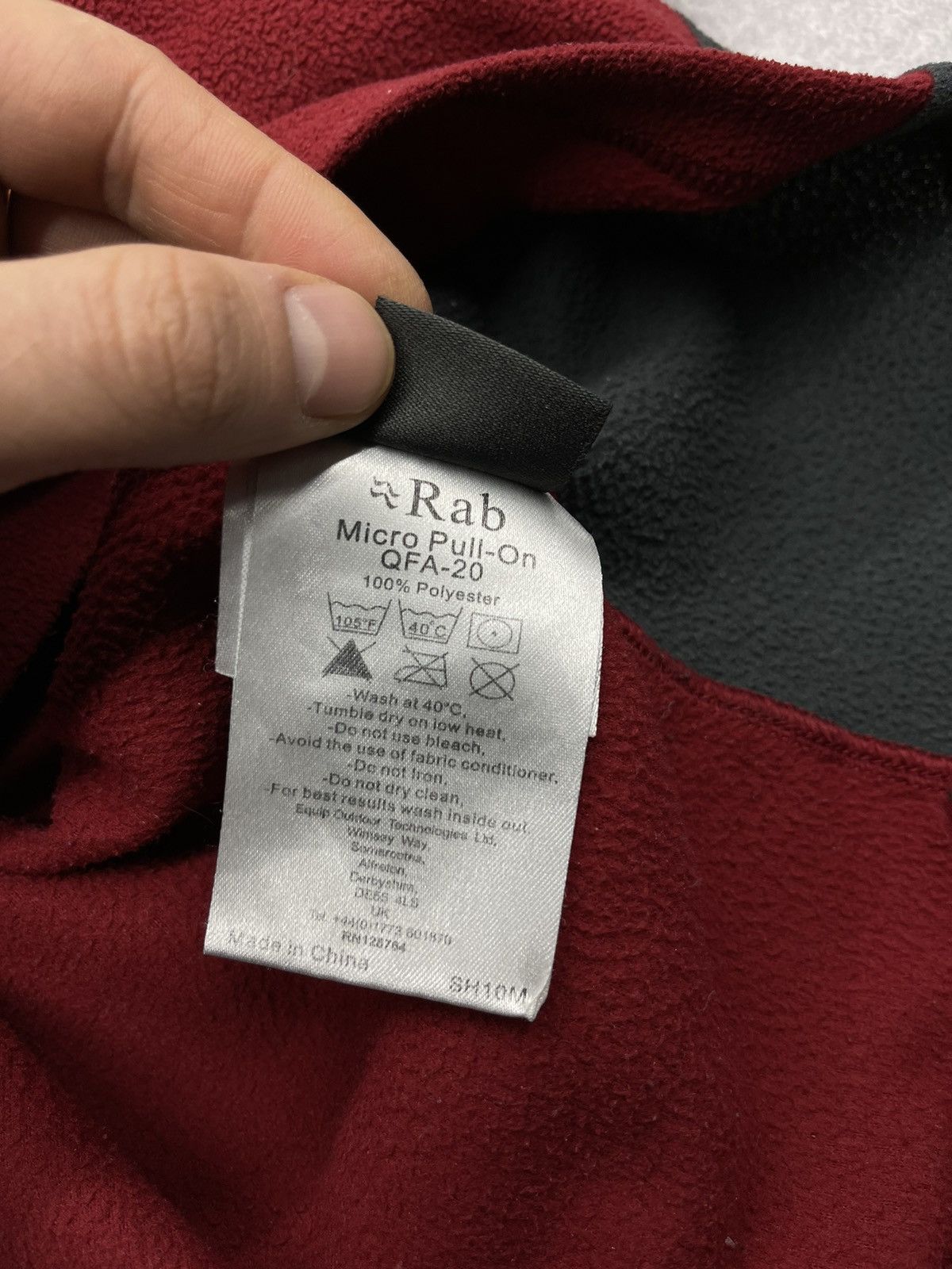 Rab Mens Rab Micro Pull-On 1/4 Fleece Polartec Size US L / EU 52-54 / 3 - 8 Thumbnail