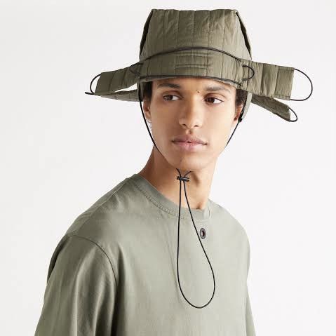 Craig Green New with Tag AW21 Quilted Box Hat Size ONE SIZE - 2 Thumbnail