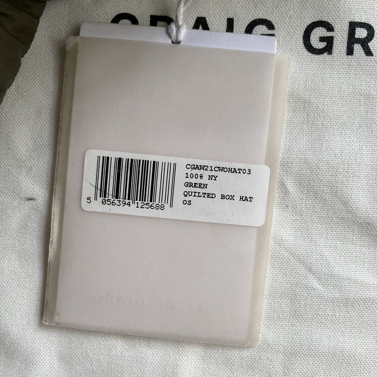 Craig Green New with Tag AW21 Quilted Box Hat Size ONE SIZE - 5 Thumbnail