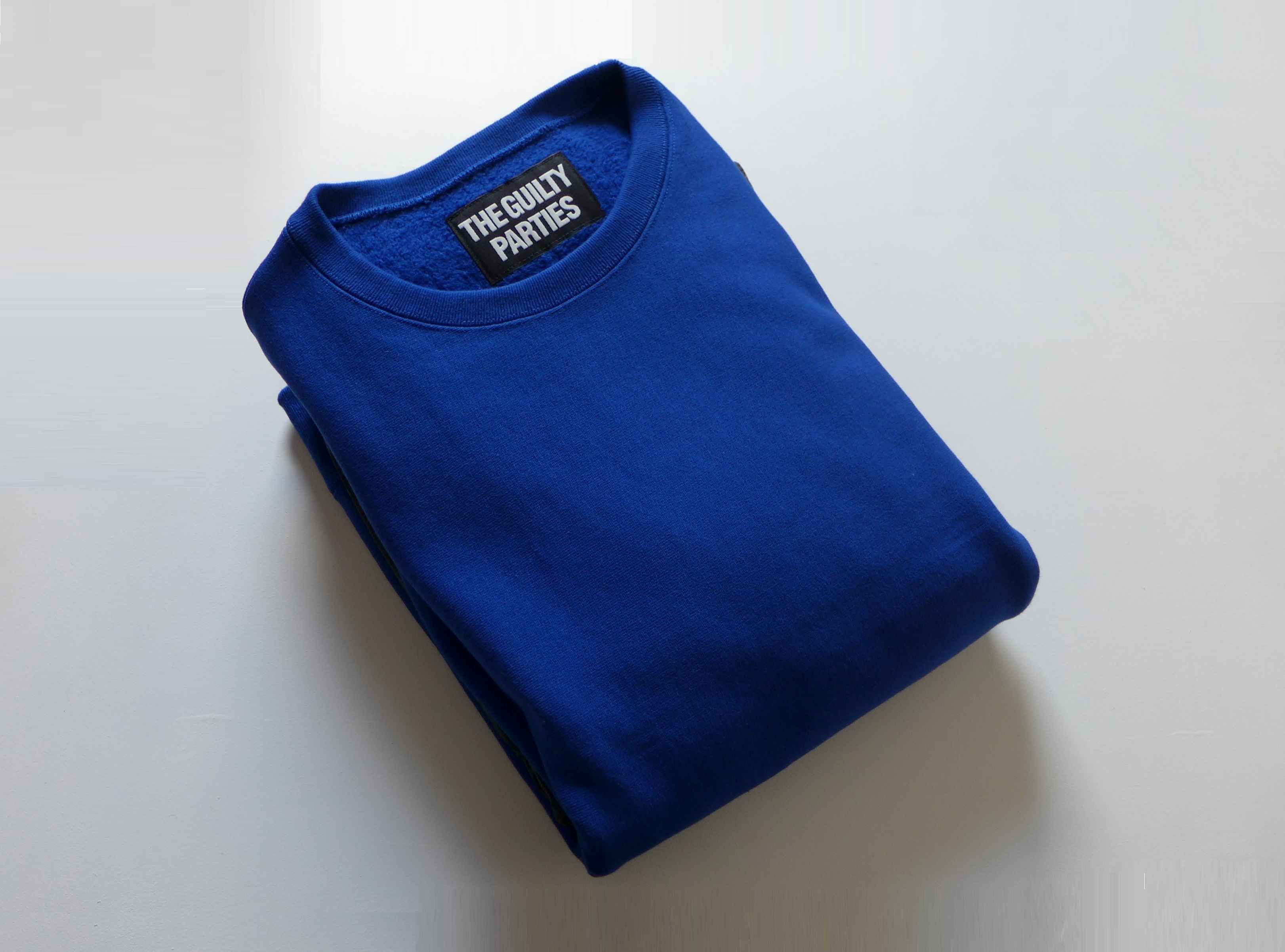 image of Wacko Maria Fw17 Heavyweight Blue Sweatshirt, Men's (Size XL)