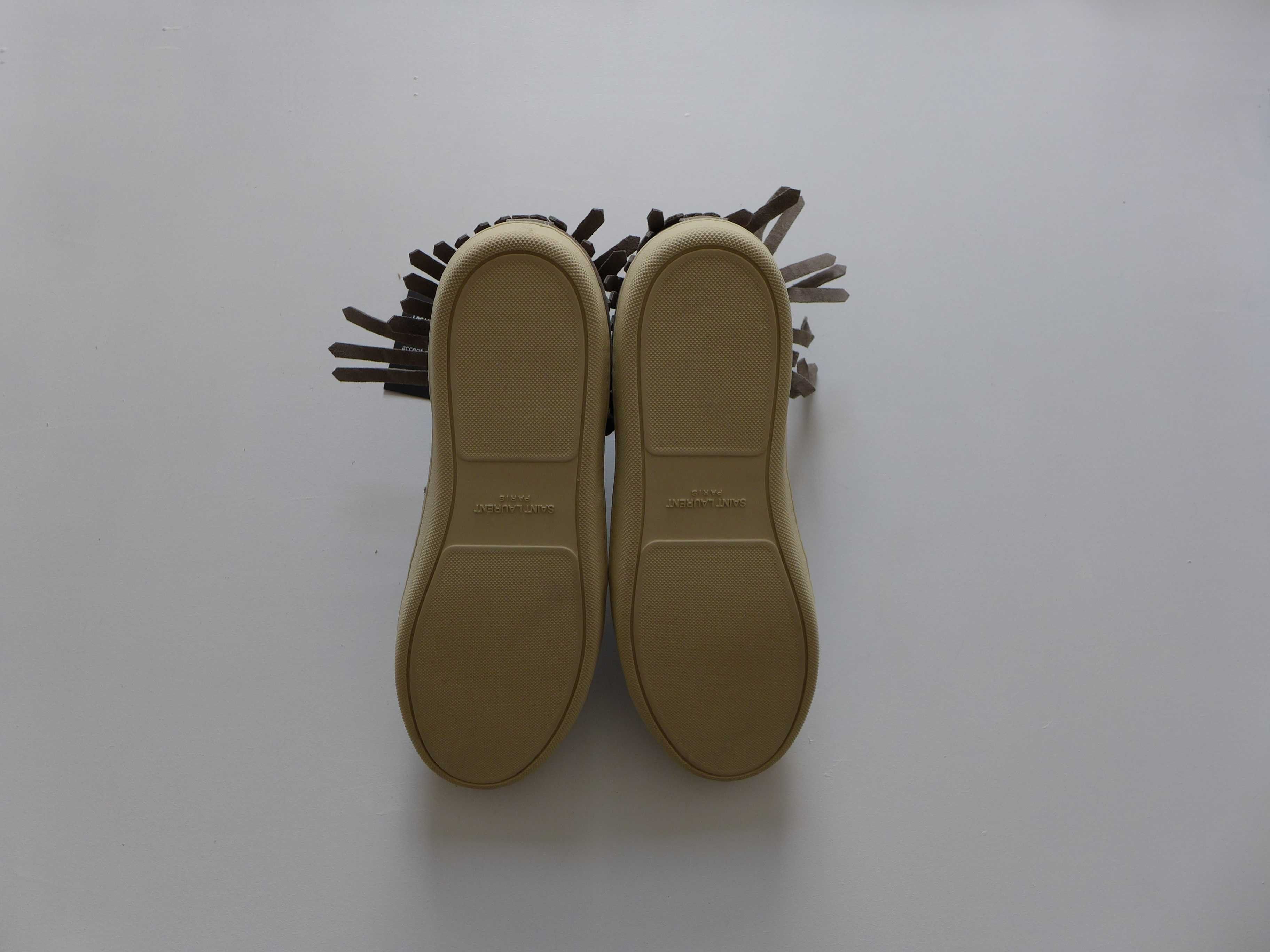 Saint Laurent Paris Saint Laurent SL/18H Sneakers -- Grey Suede Size US 6 / EU 39 - 9 Thumbnail