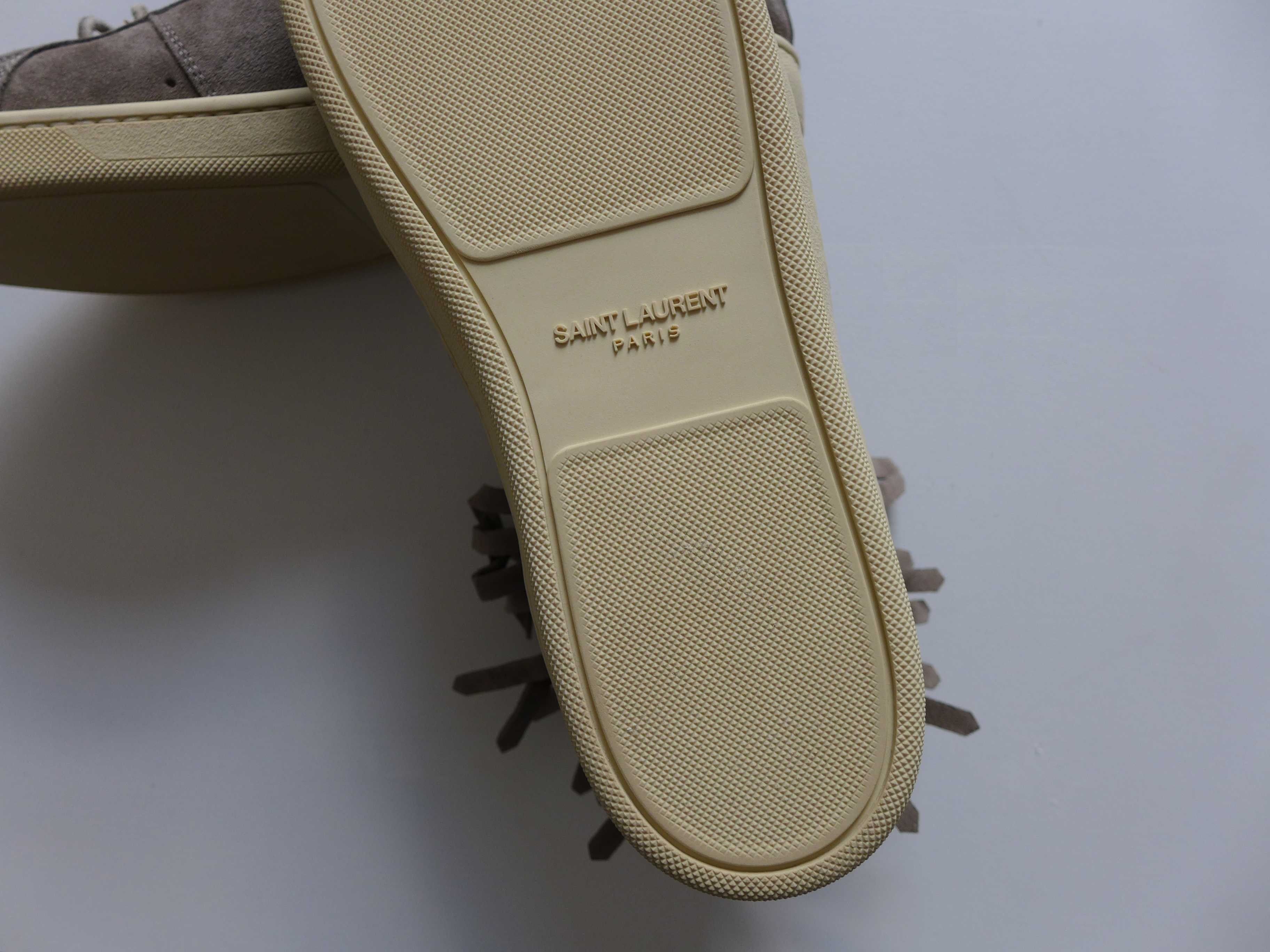 Saint Laurent Paris Saint Laurent SL/18H Sneakers -- Grey Suede Size US 6 / EU 39 - 10 Thumbnail