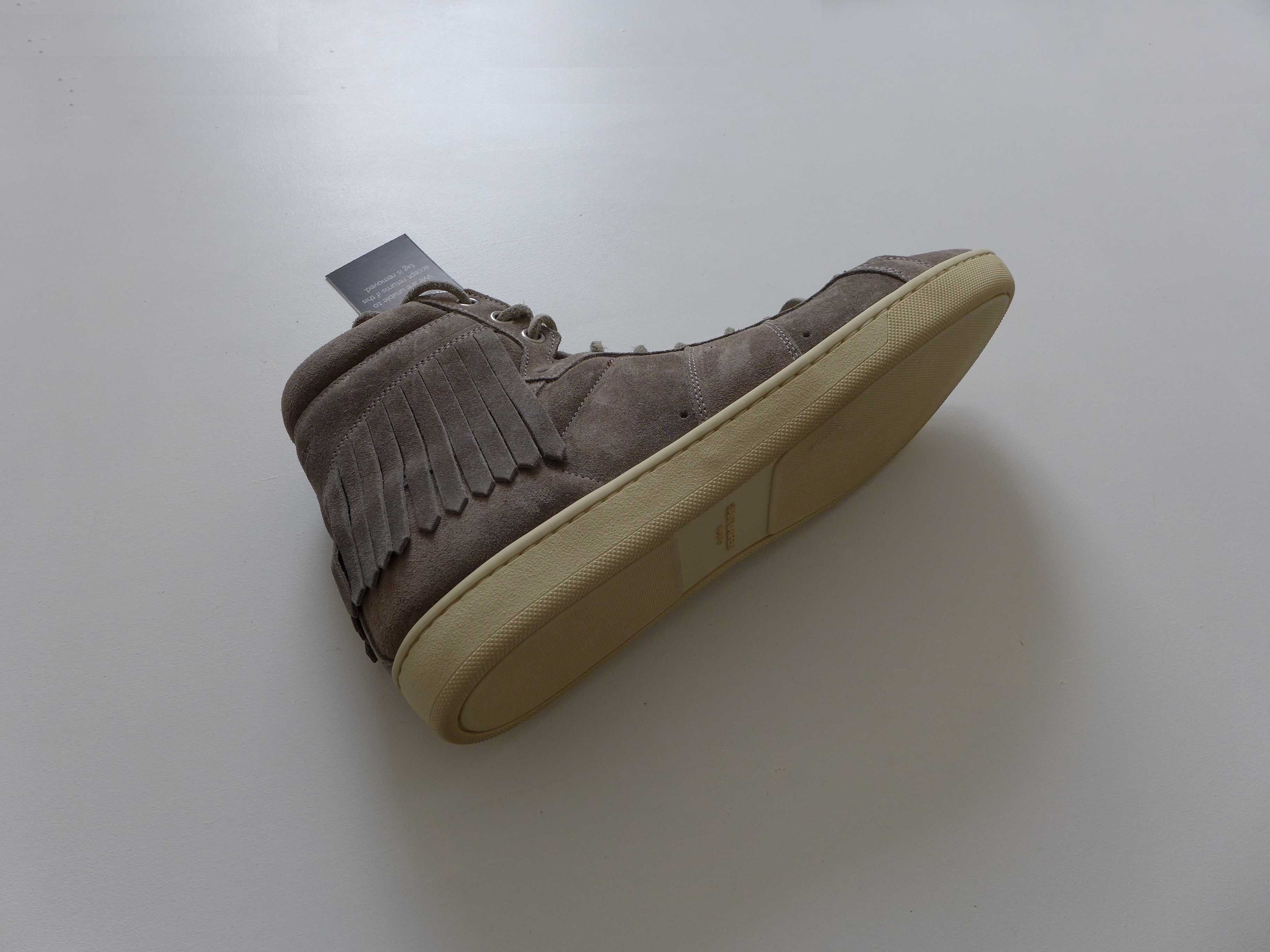 Saint Laurent Paris Saint Laurent SL/18H Sneakers -- Grey Suede Size US 6 / EU 39 - 7 Thumbnail