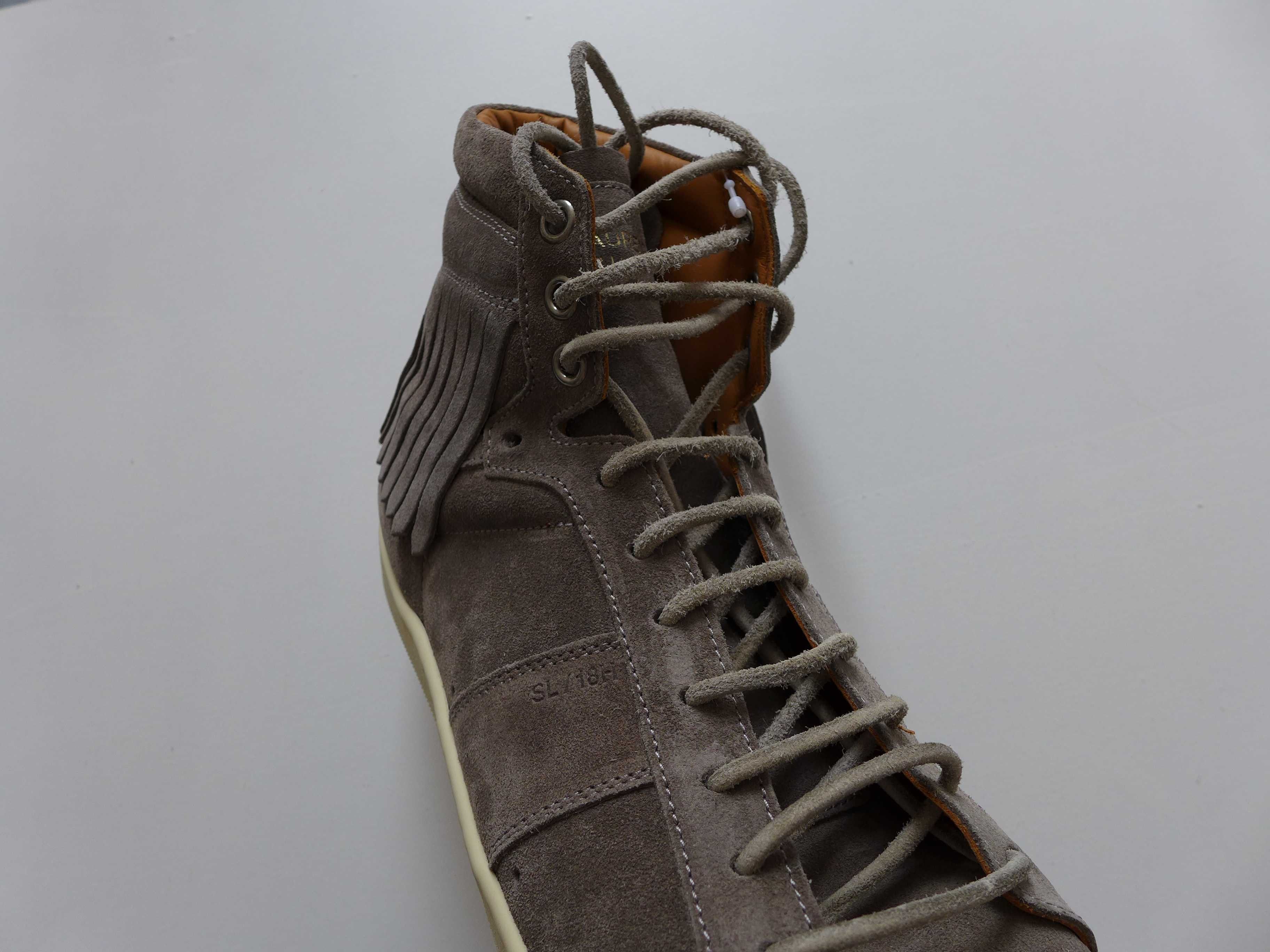 Saint Laurent Paris Saint Laurent SL/18H Sneakers -- Grey Suede Size US 6 / EU 39 - 6 Thumbnail