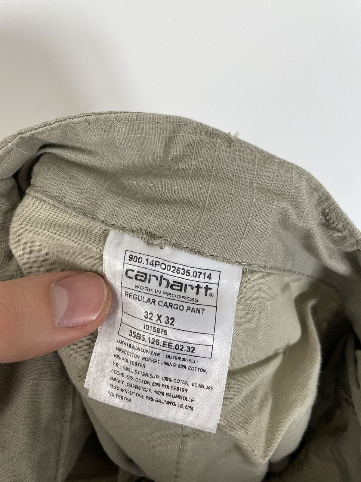 Carhartt Carhartt Regular Cargo Pant Beige Vintage Workwear Rare Hype Size US 32 / EU 48 - 3 Thumbnail