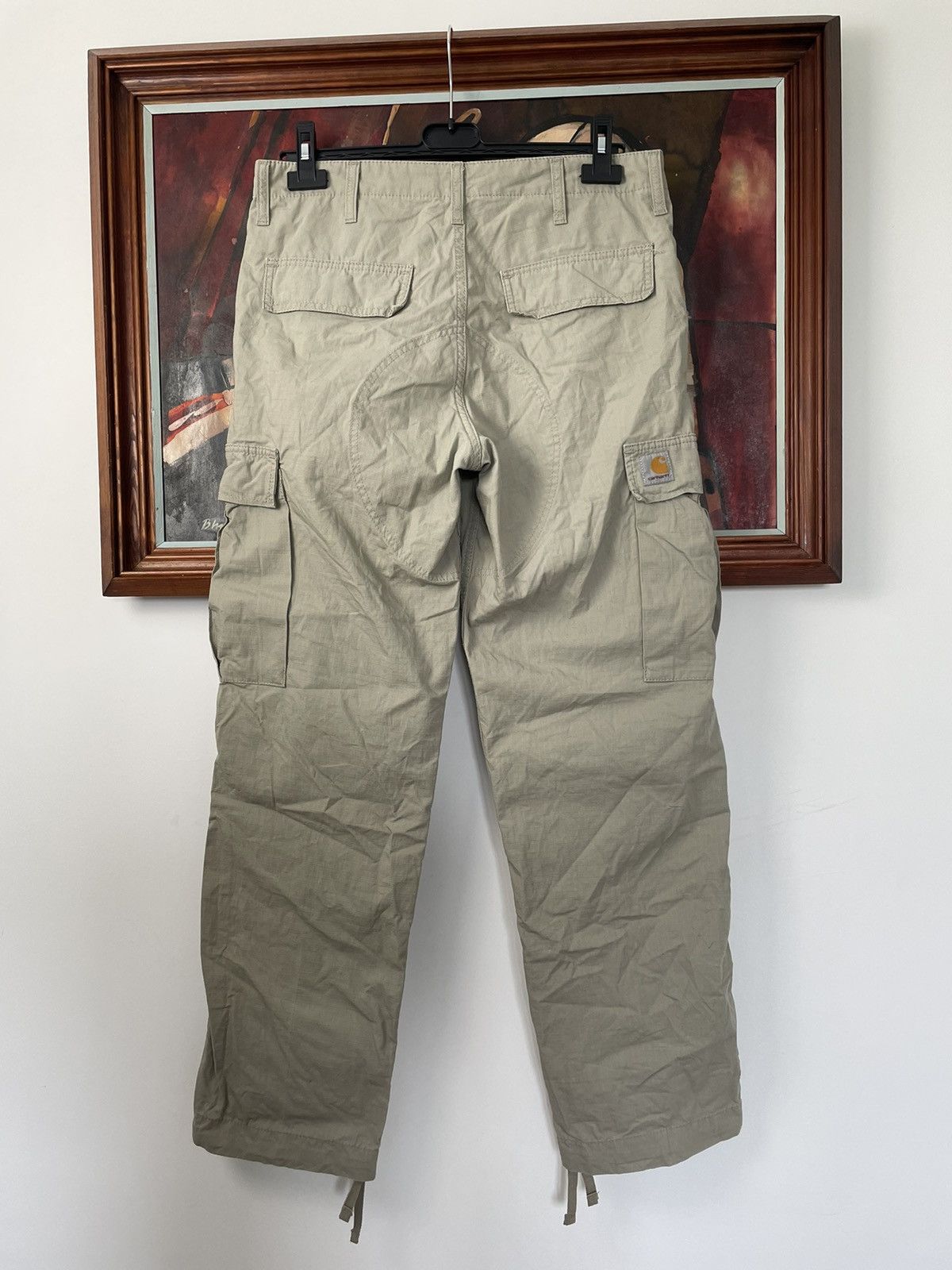Carhartt Regular Cargo Pant Beige Vintage Workwear Rare Hype
